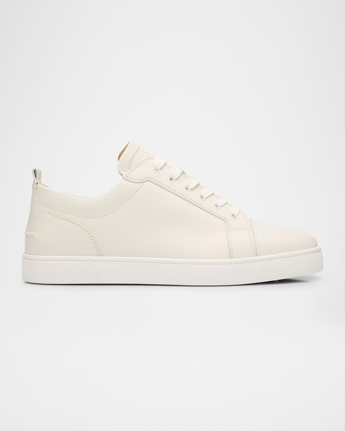 Christian Louboutin Men's Louis Junior Leather Low-Top Sneakers