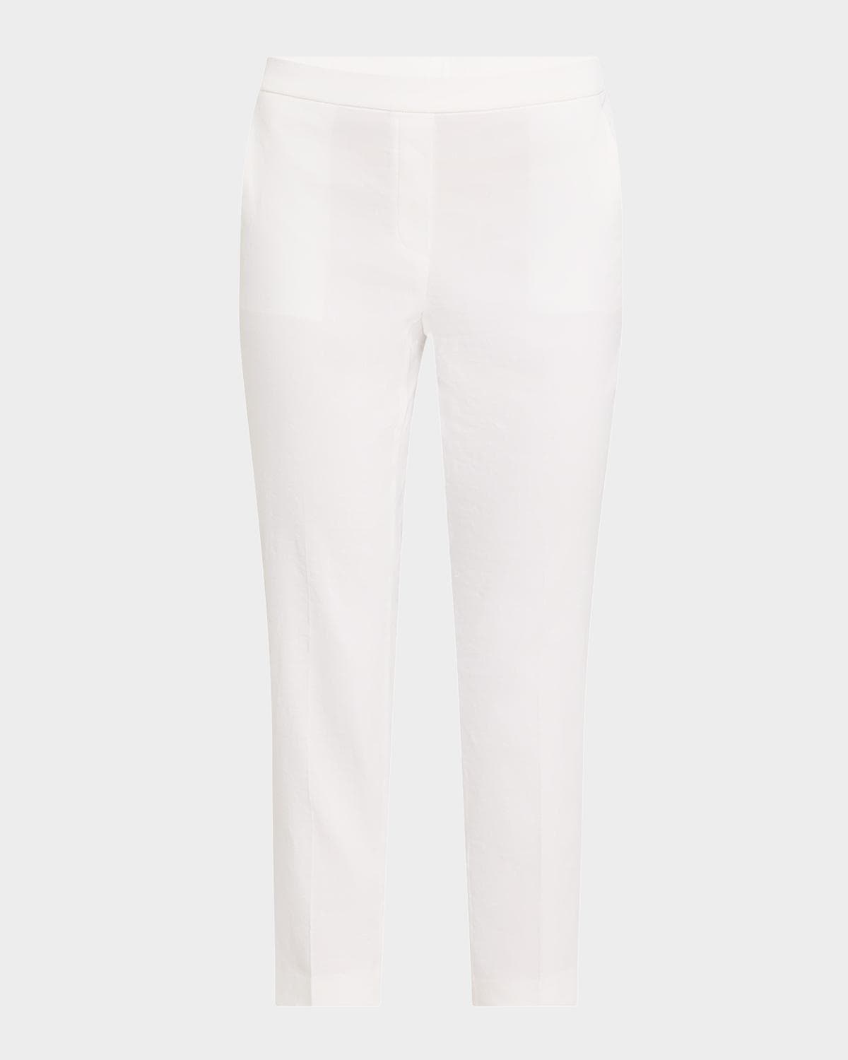 Theory Treeca Cropped Slim Pull-On Pants