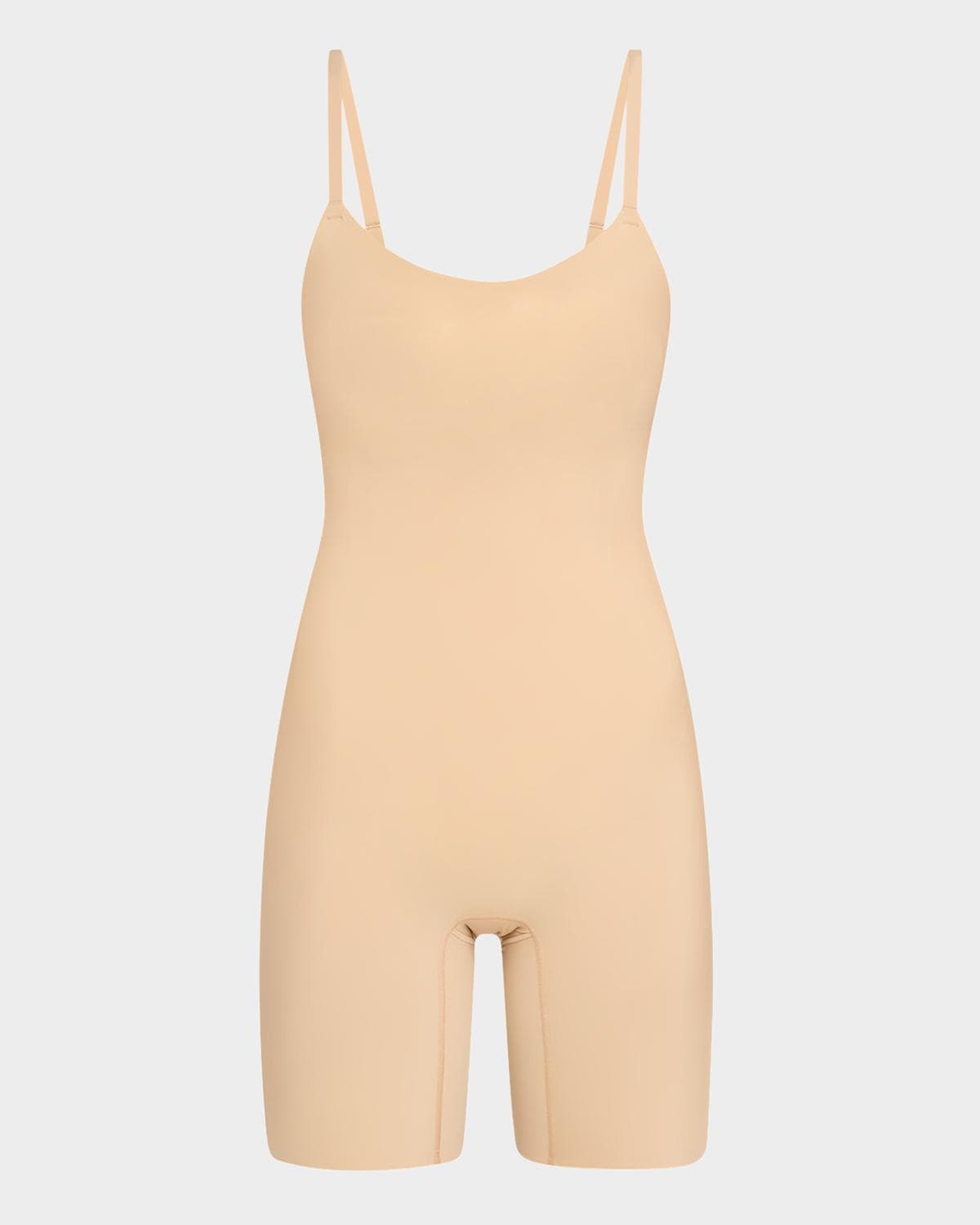 Commando Zone Smoothing Mid-Thigh Bodysuit · LARGE