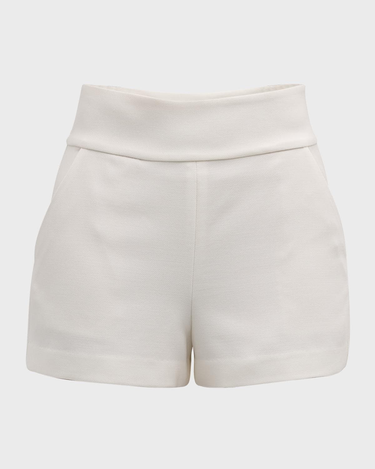ALICE + OLIVIA Donald High-Waist Shorts