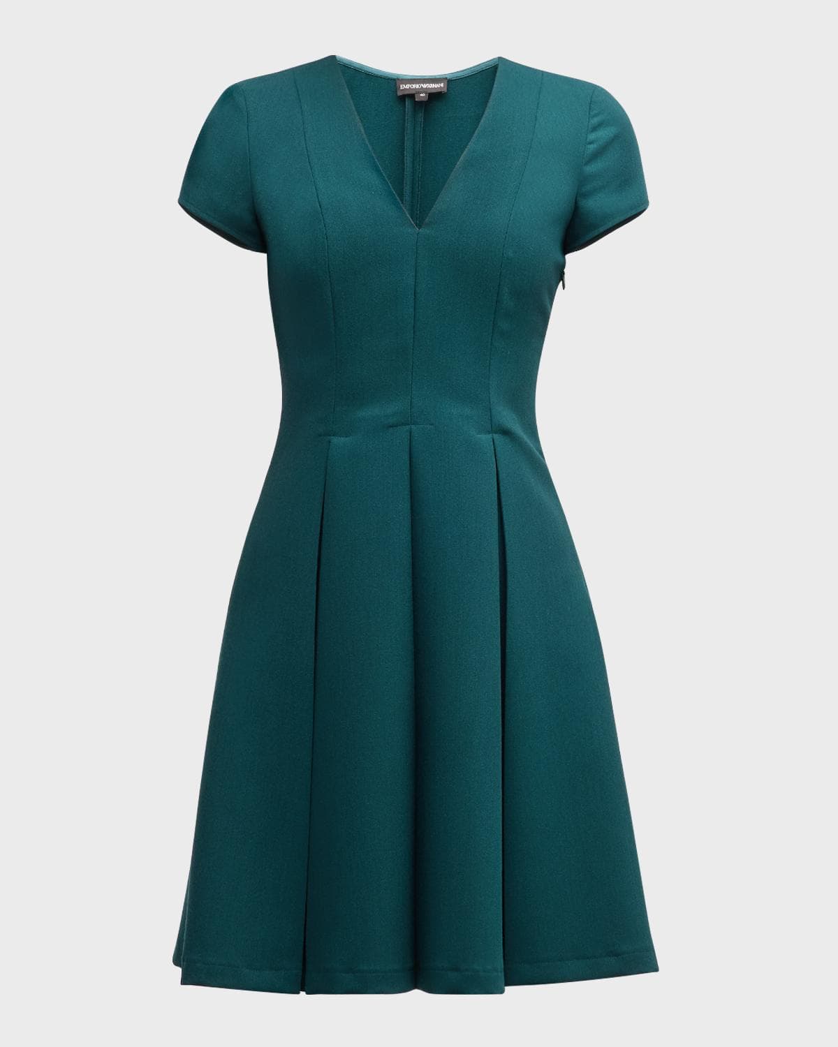 Emporio Armani Emma Pleated A-Line Mini Dress · 40 (4)