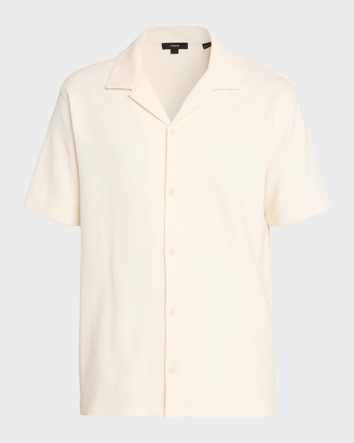 Vince Men's Stretch Boucle Camp Shirt