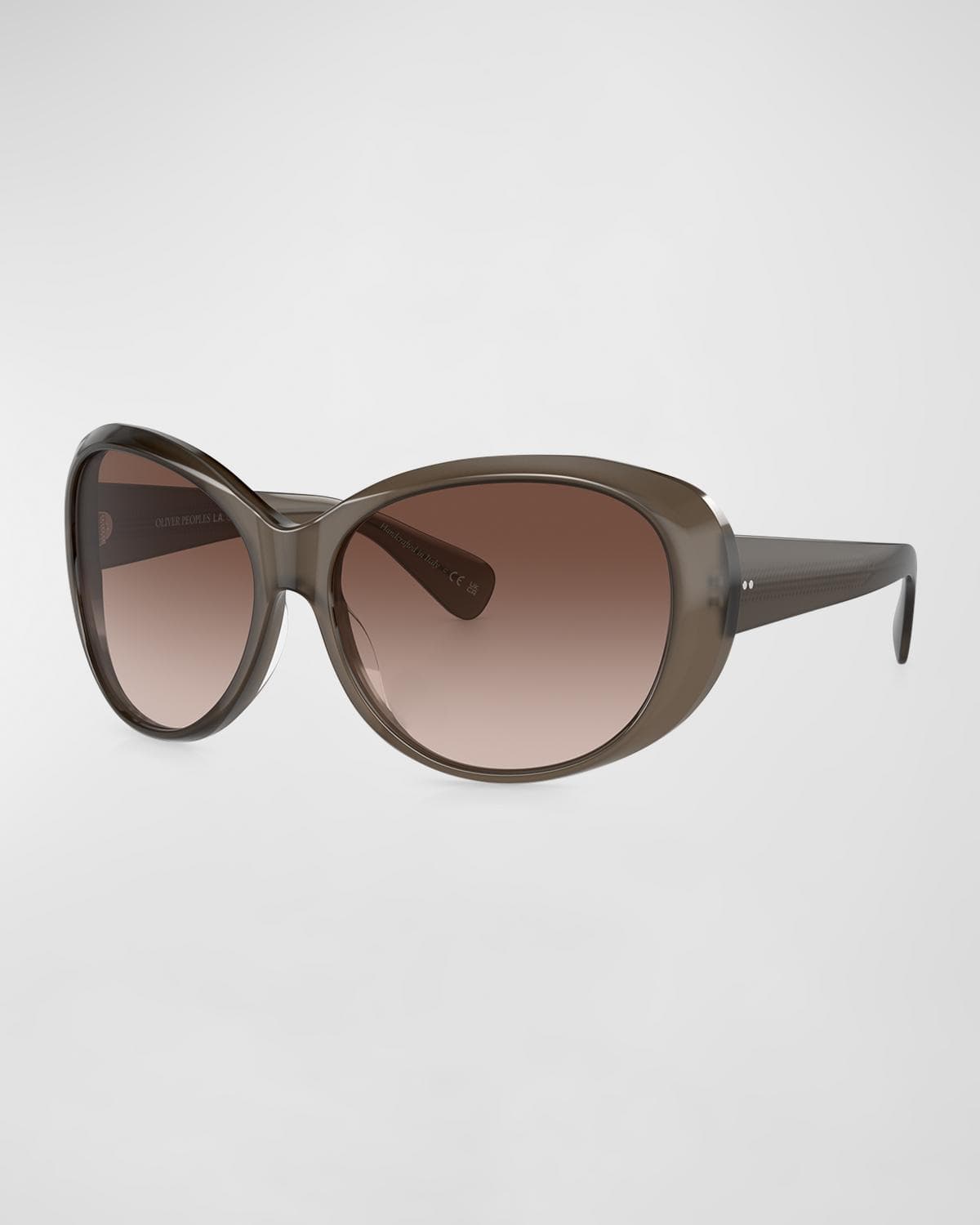 Oliver Peoples Maridan Gradient Acetate & Plastic Round Sunglasses