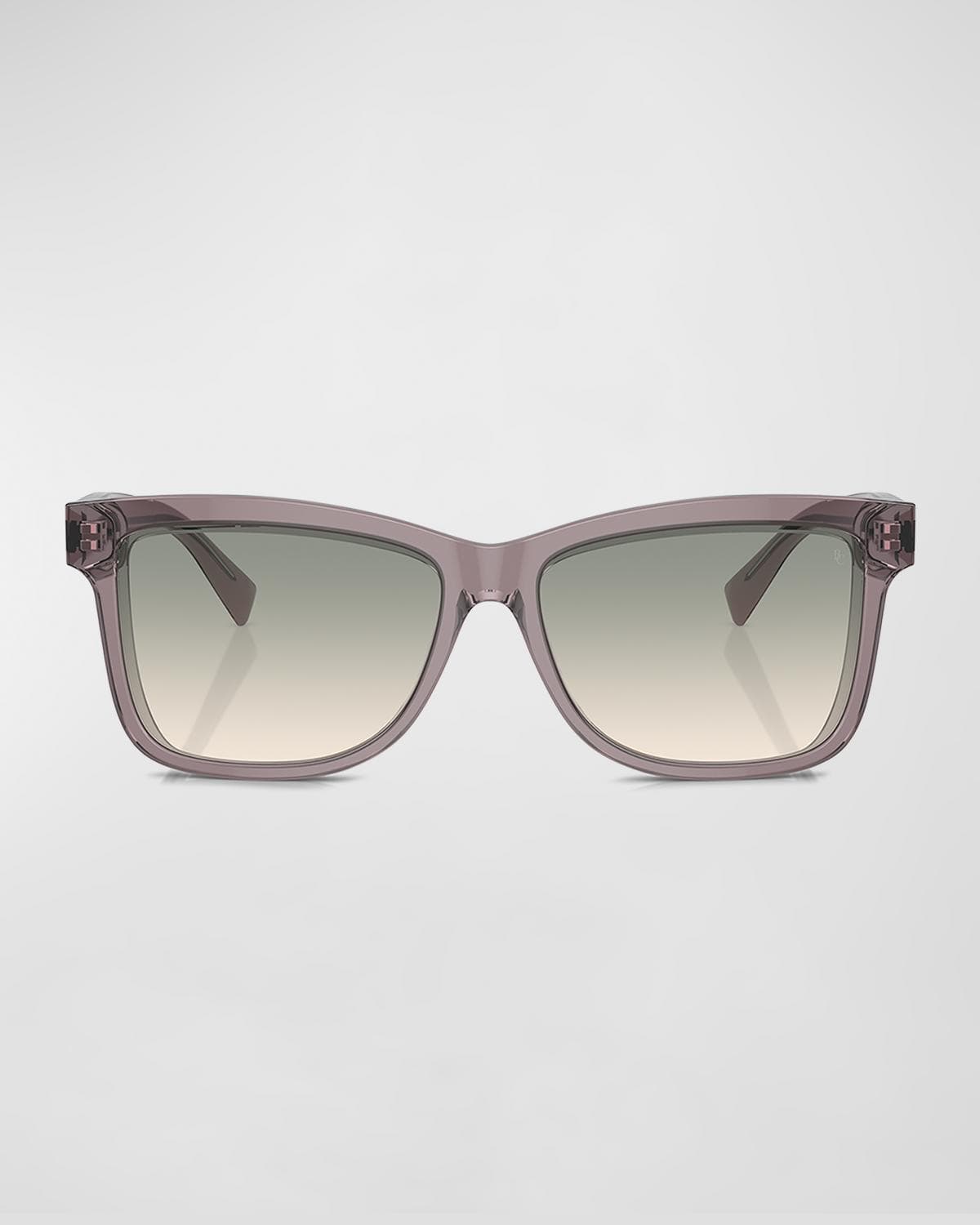 Brunello Cucinelli Logo Acetate Butterfly Sunglasses