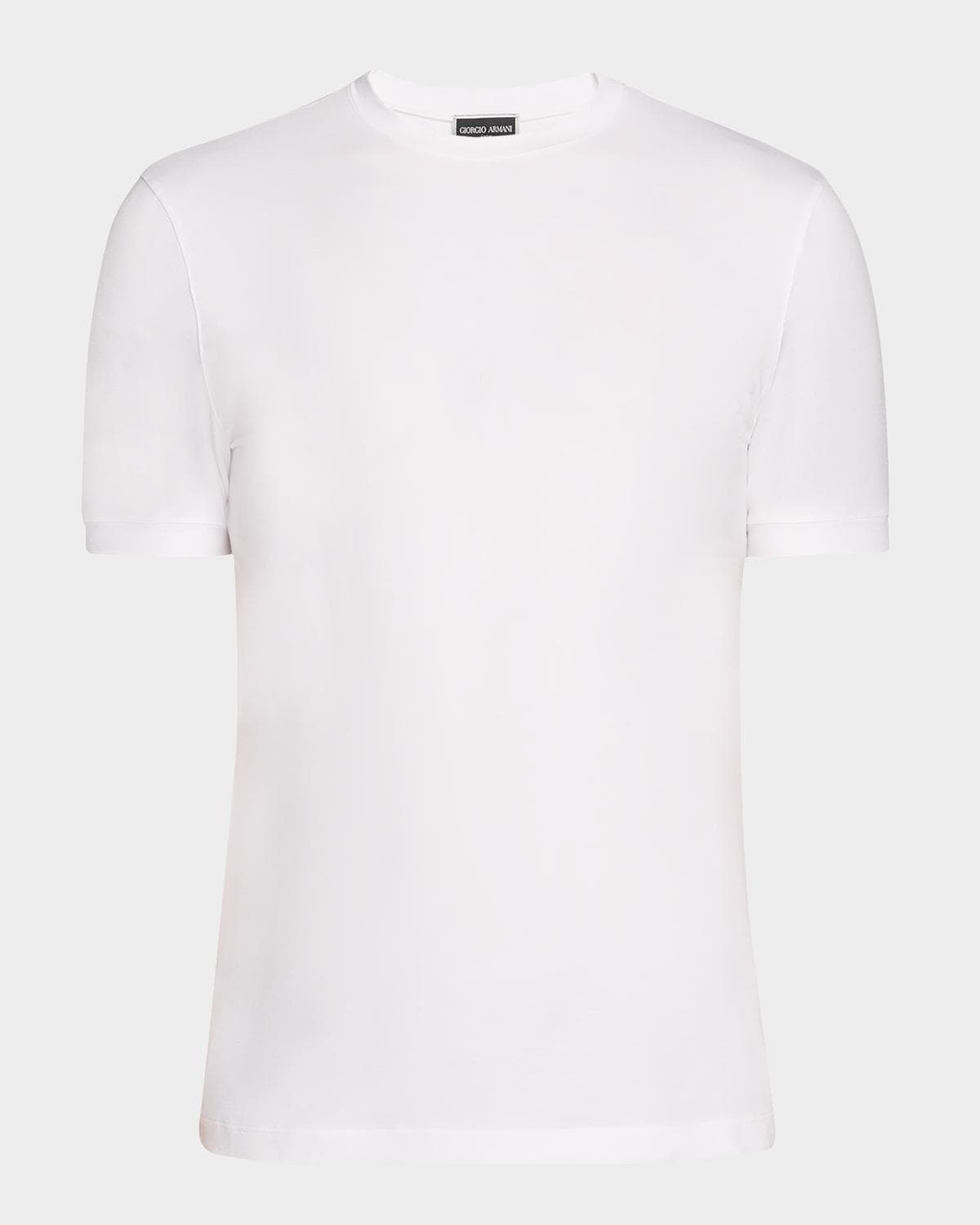 Giorgio Armani Men's Textured Stretch T-Shirt