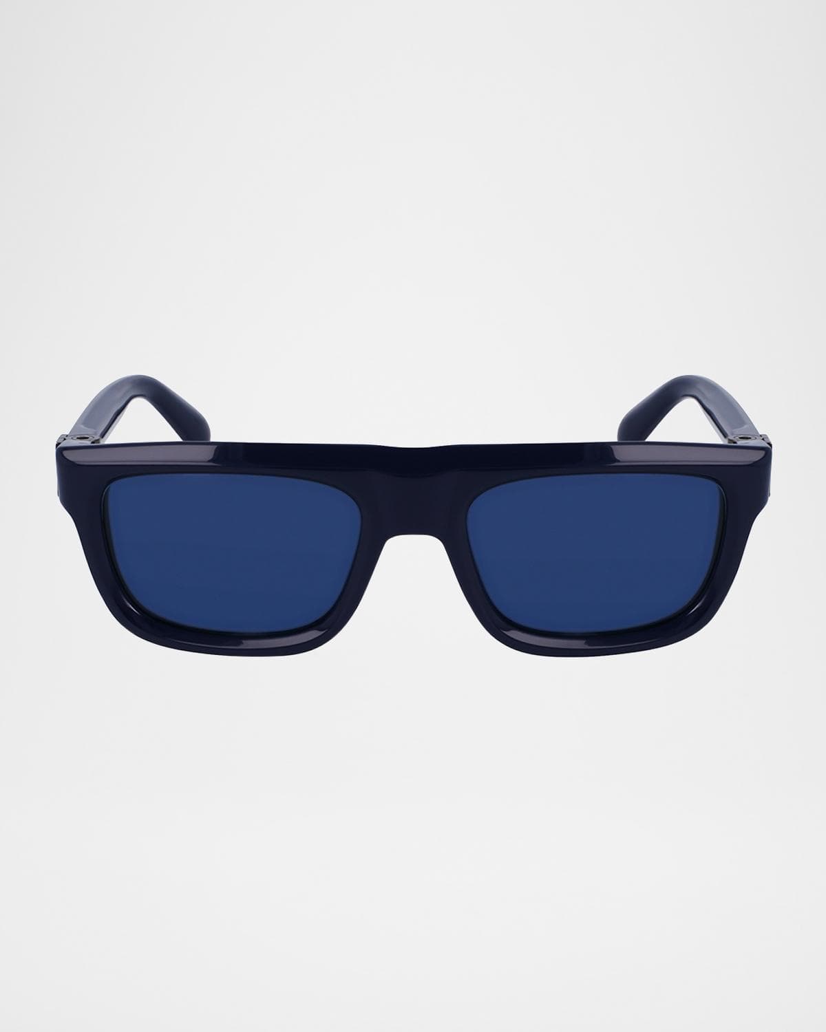FERRAGAMO Men's Prisma Acetate Square Sunglasses, 56mm