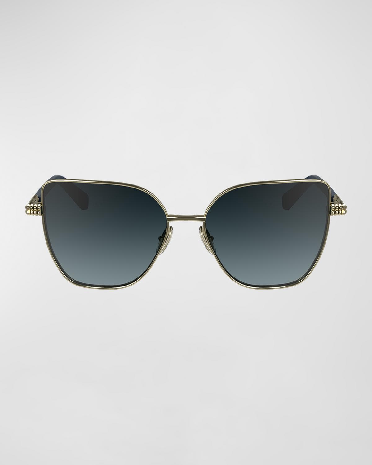 Lanvin Concerto Metal Butterfly Sunglasses