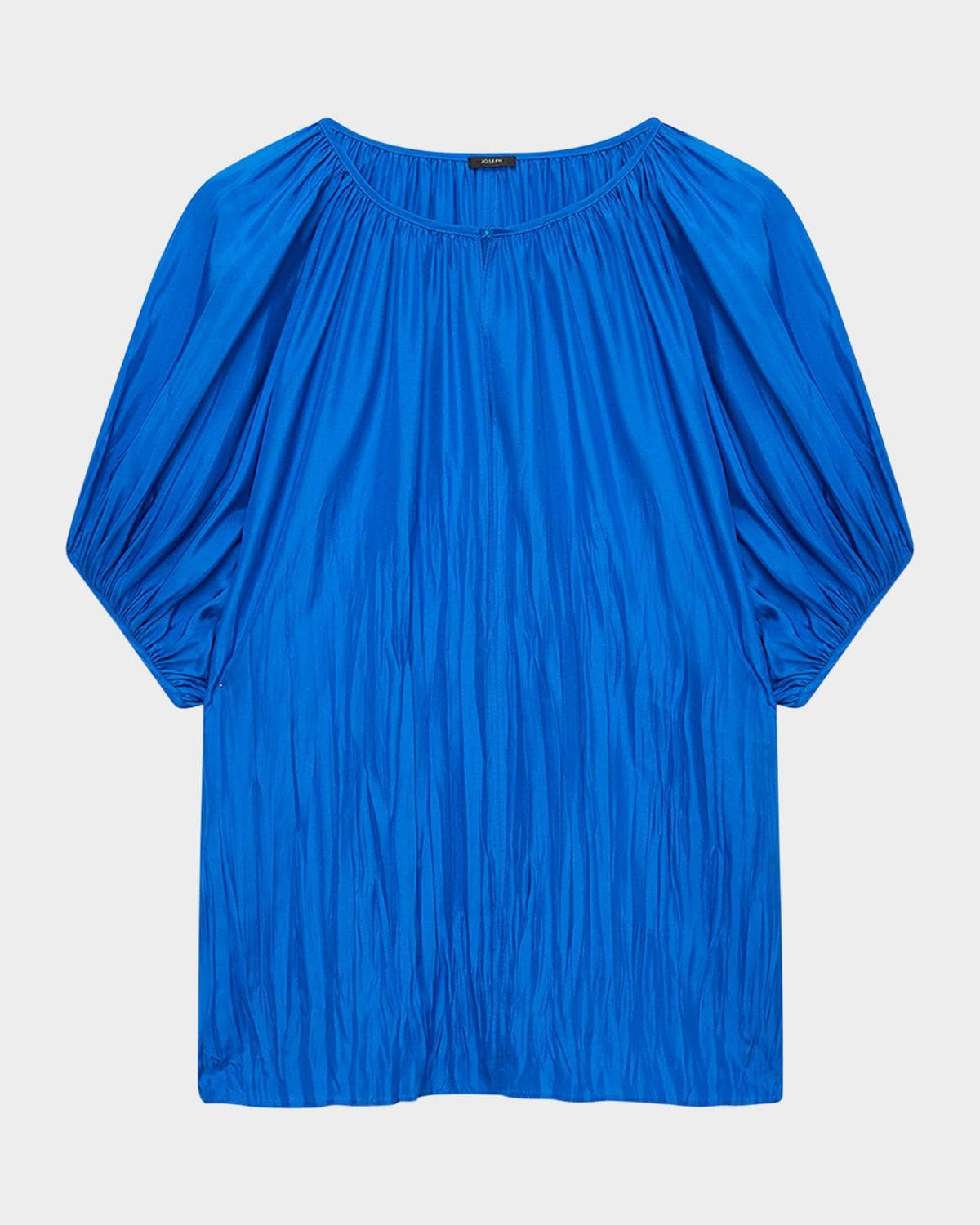 Joseph Briela Crinkled Habotai Silk Blouse