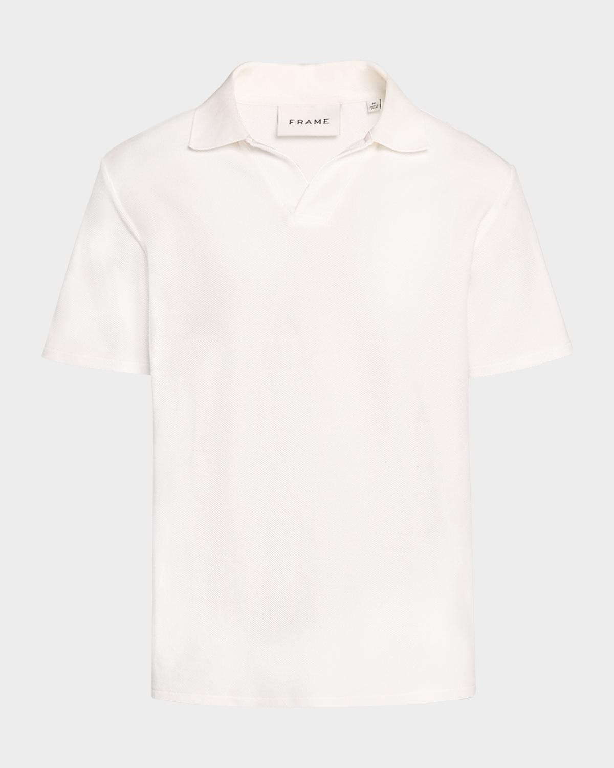 FRAME Men's Jacquard Polo Shirt
