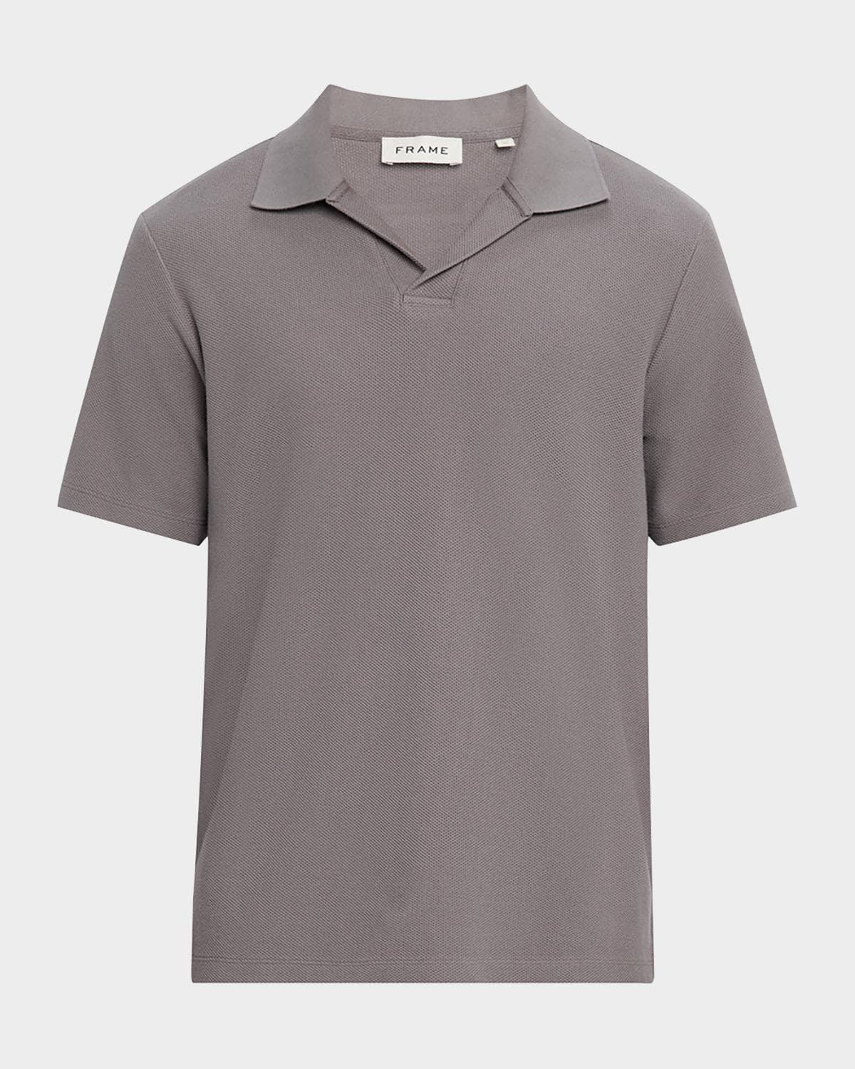FRAME Men's Jacquard Polo Shirt