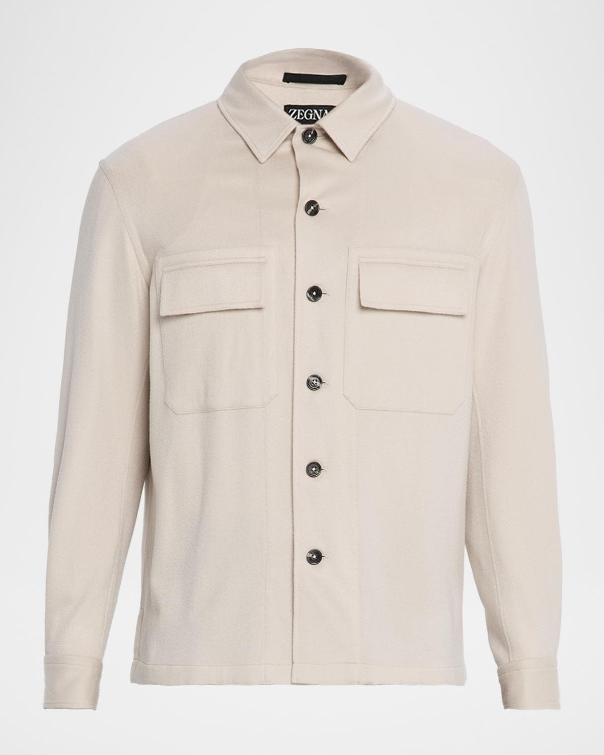 ZEGNA Men's Oasi Cashmere Overshirt