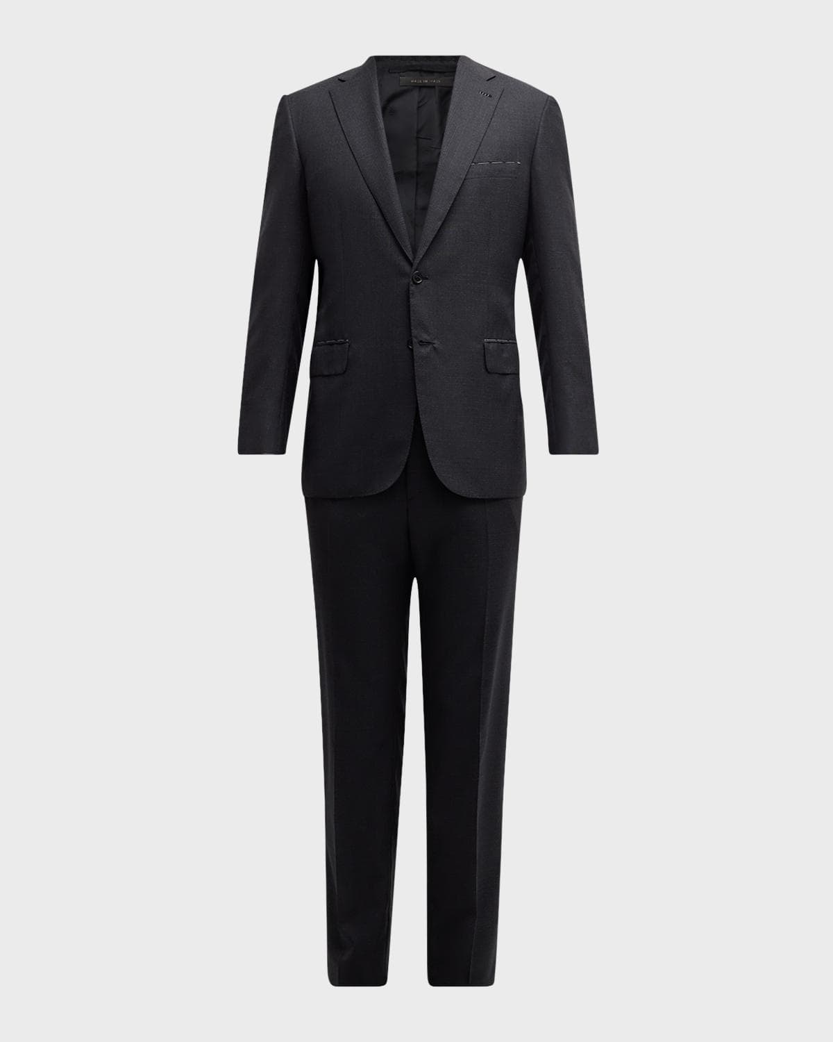 Brioni Men's Tonal Check Wool Suit · 52R EU (41R US)