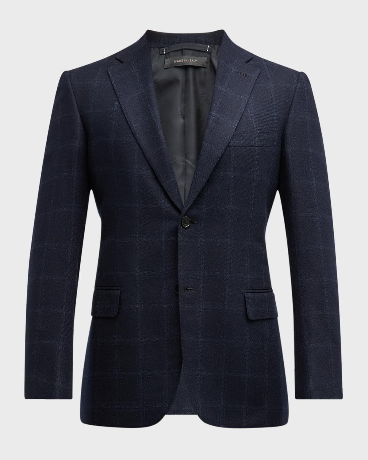 Brioni Men's Wool-Cashmere Windowpane Sport Coat