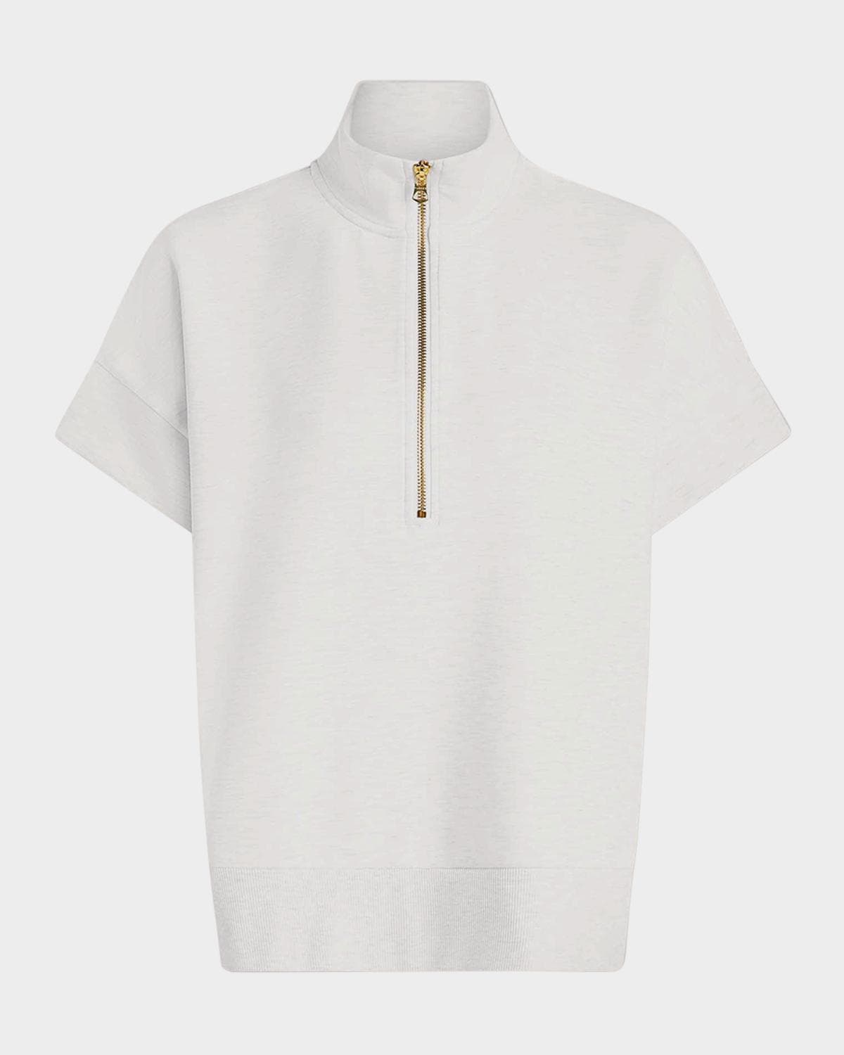 Varley Ritchie Short-Sleeve Half-Zip Sweatshirt