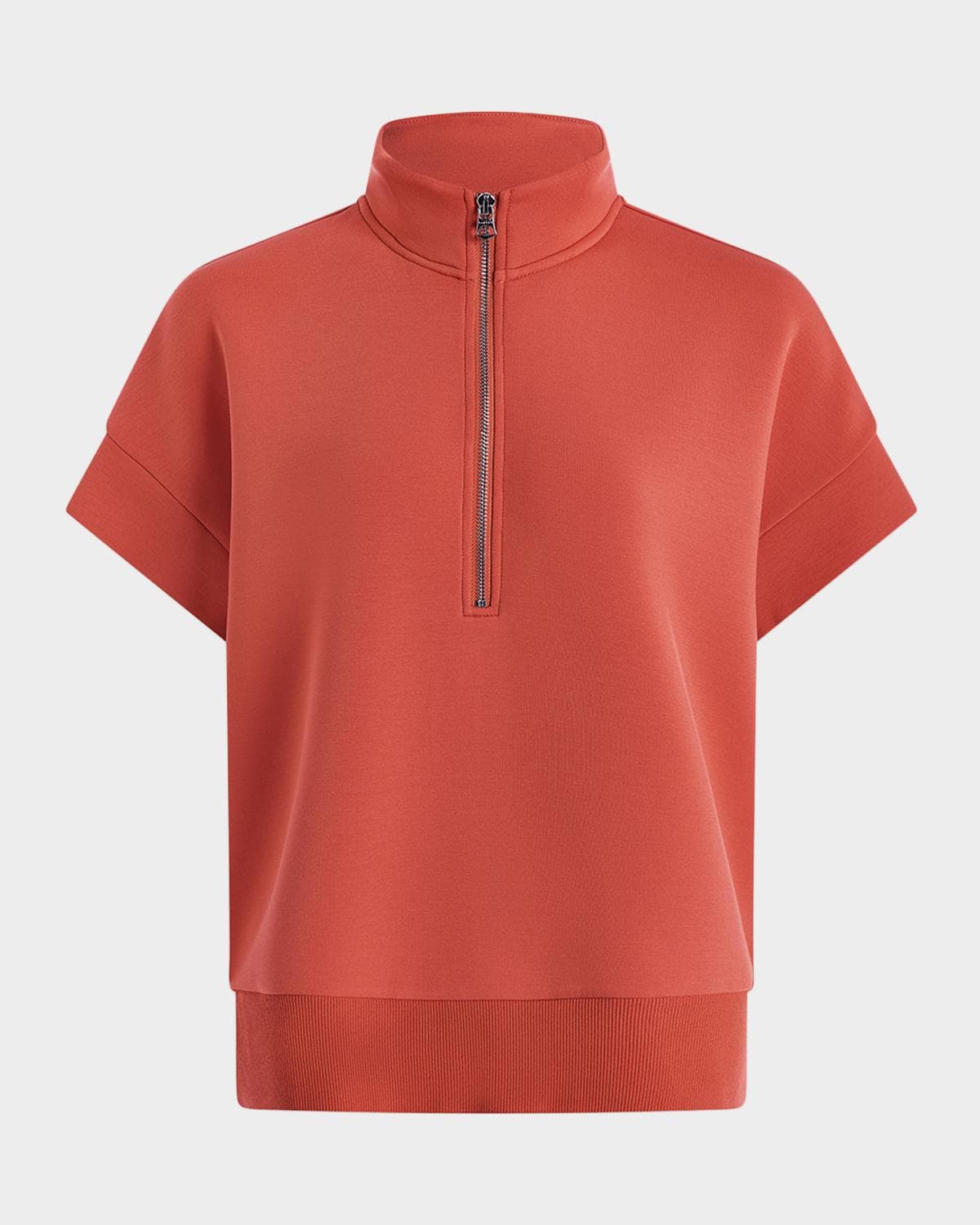 Varley Ritchie Short-Sleeve Half-Zip Sweatshirt