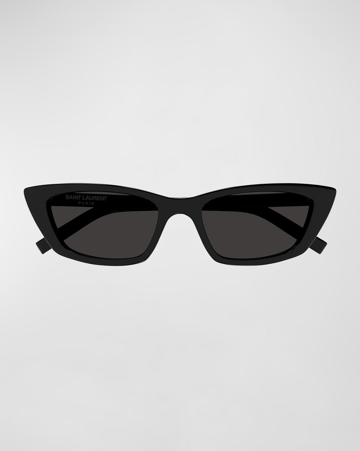 Saint Laurent Sleek Acetate Cat-Eye Sunglasses