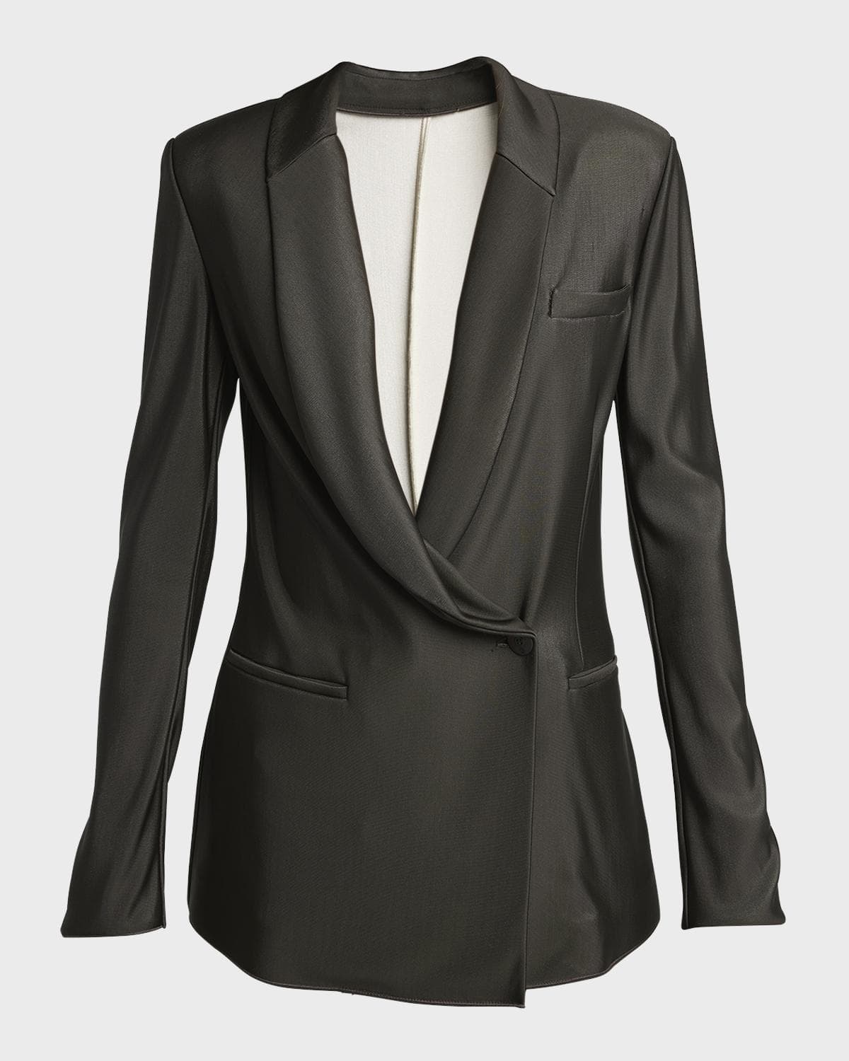 Giorgio Armani Double Jersey Blazer Jacket