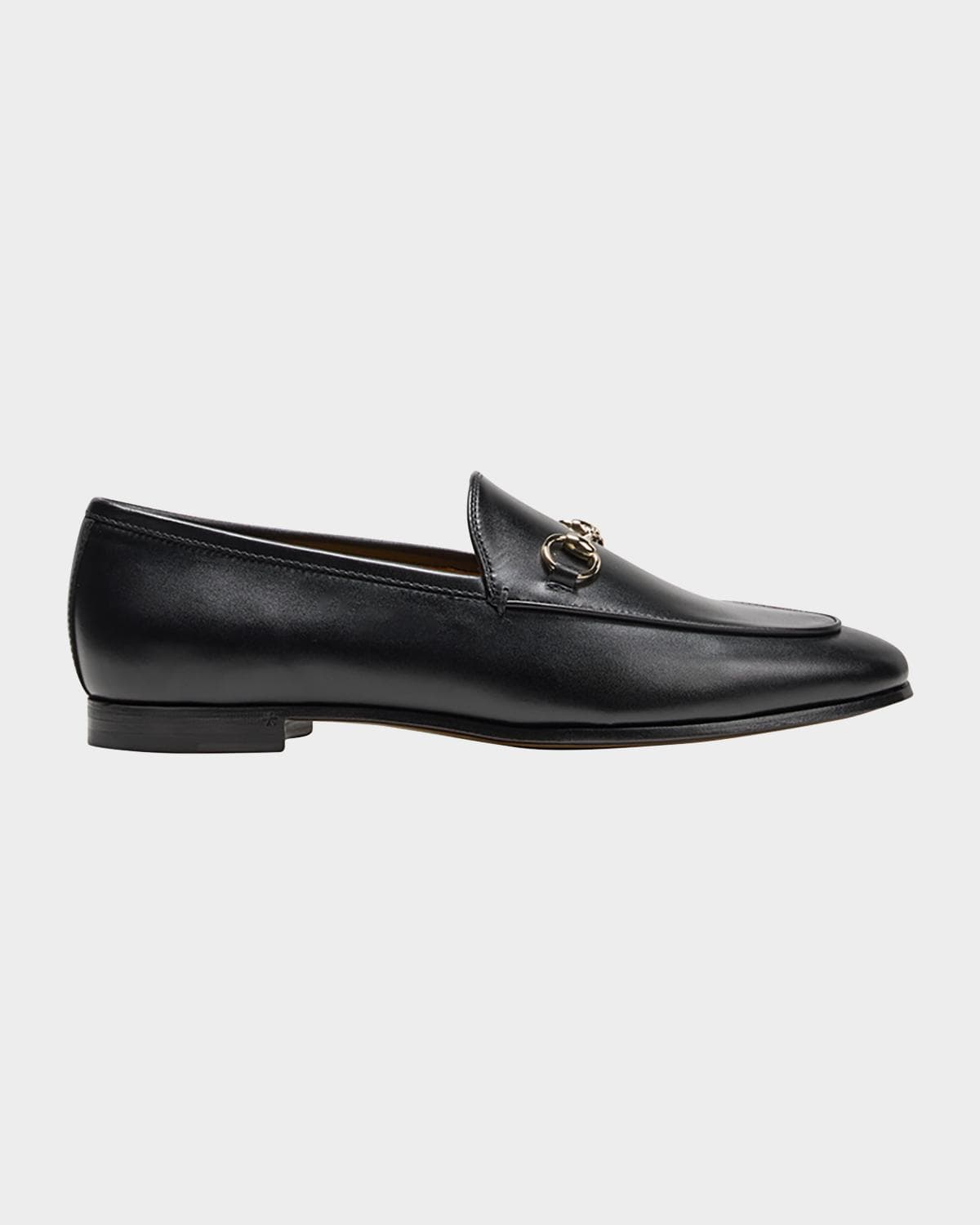 Gucci Jordaan Leather Horsebit Loafers