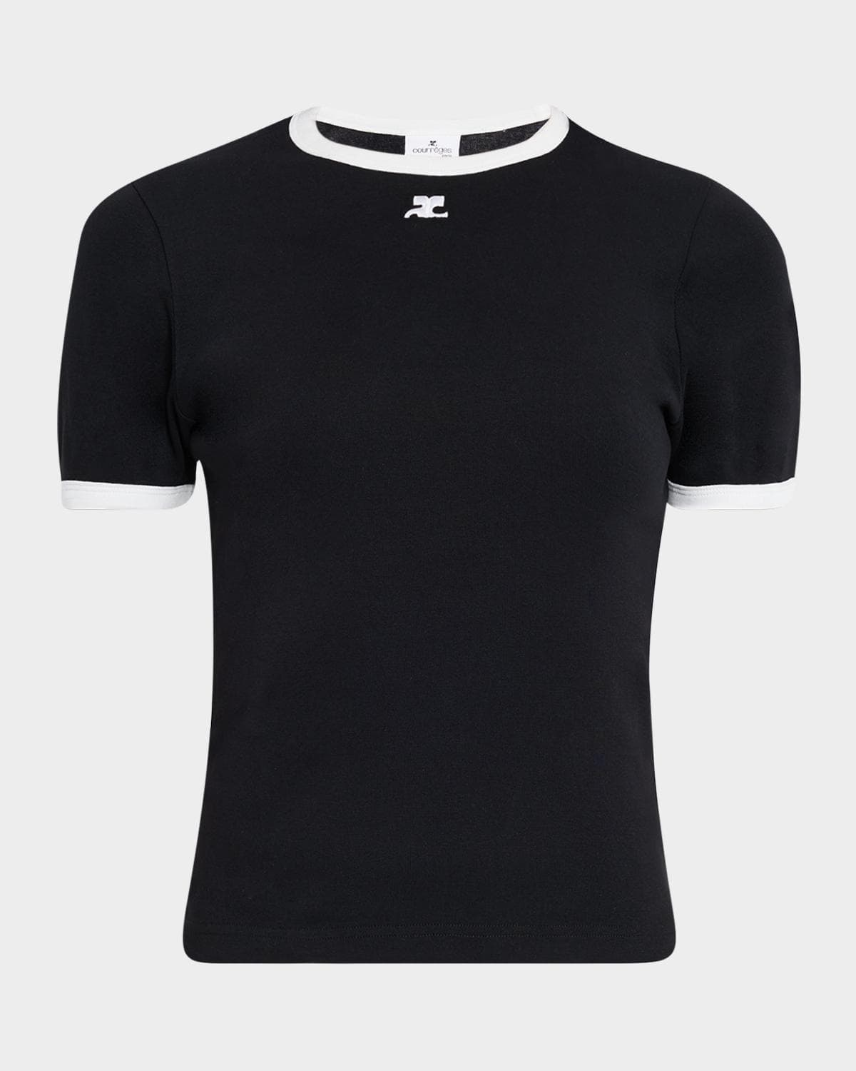 Courreges Signature Contrast T-Shirt