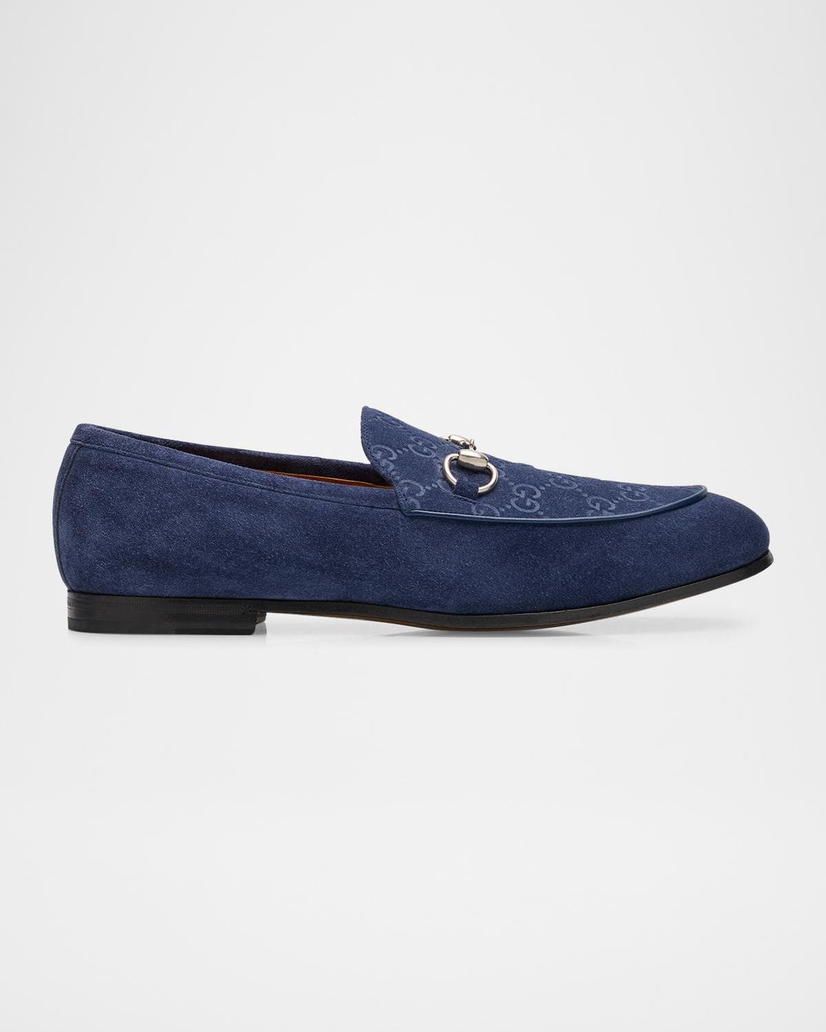 Gucci Men's Jordy Guccissima Suede Loafers