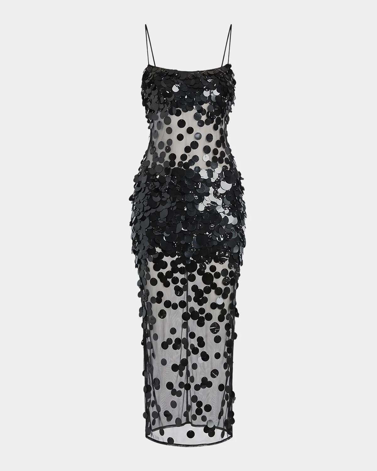 Retrofête Mischa Sequin-Embellished Sleeveless Midi Dress
