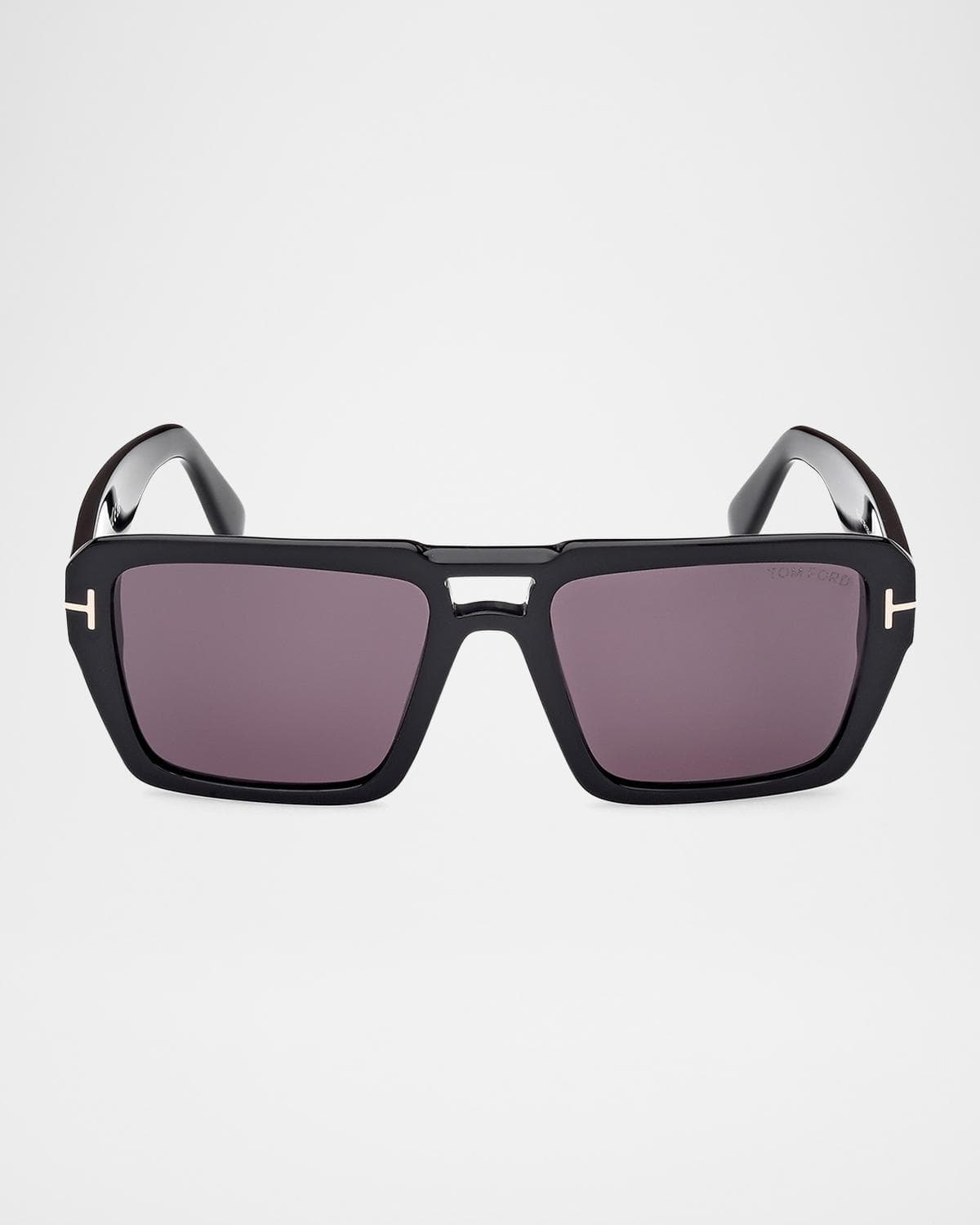 TOM FORD Men's Redford Acetate Rectangle Sunglasses