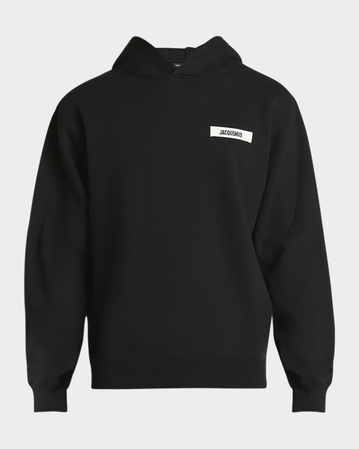 Jacquemus Men's Grosgrain Logo Hoodie