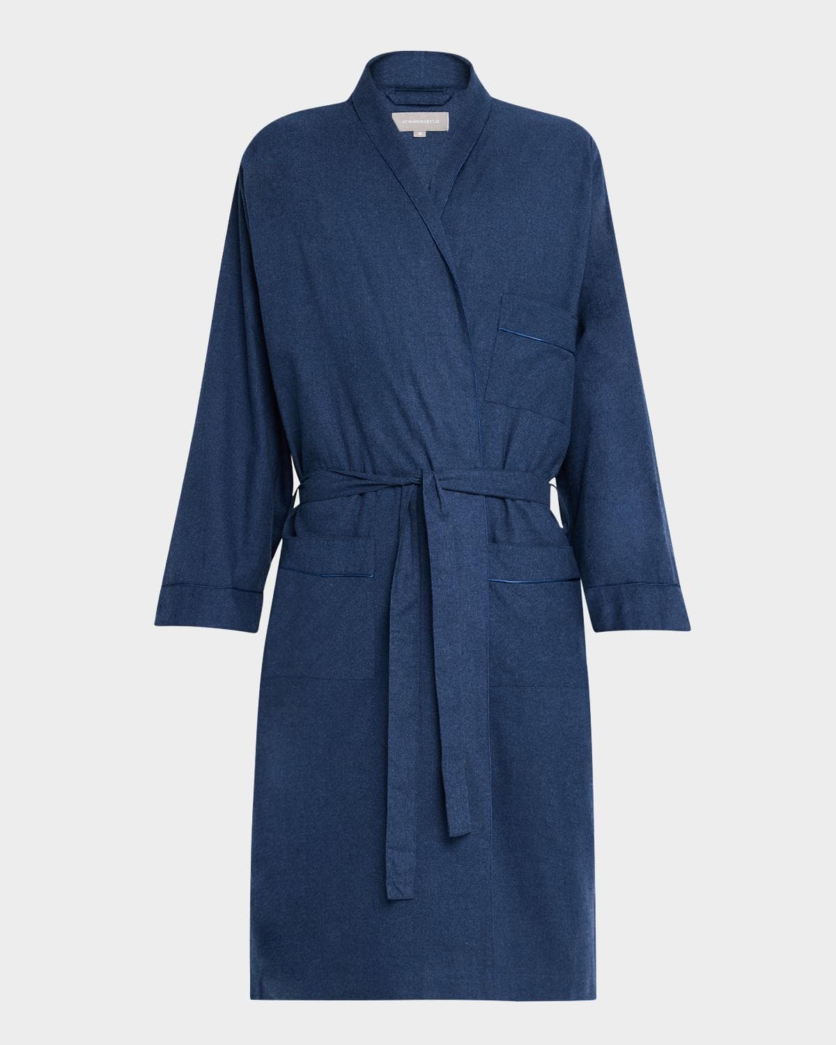 Neiman Marcus Men's Brushed Flannel Robe