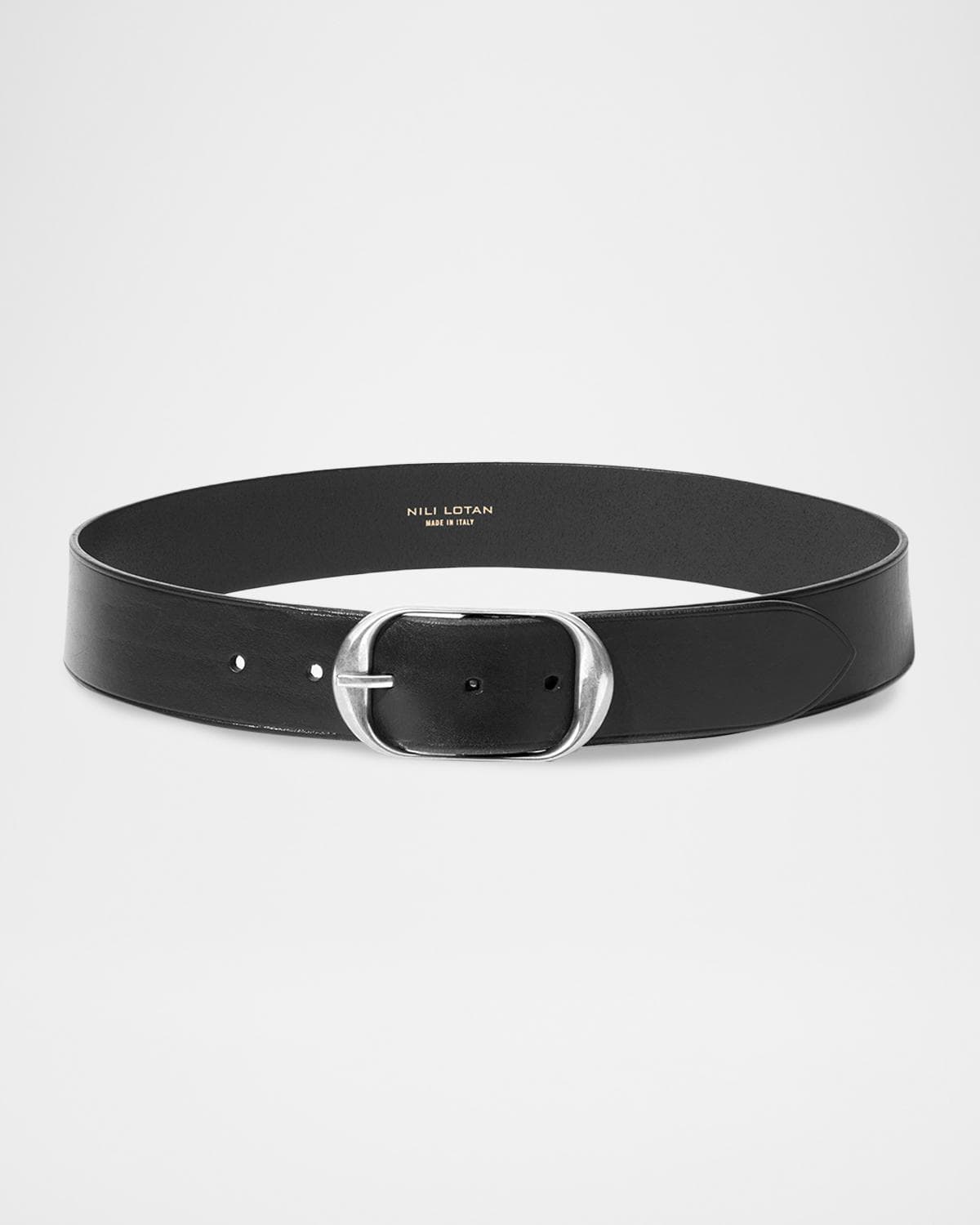 Nili Lotan Nili Leather Belt · SMALL, 85 (34'')