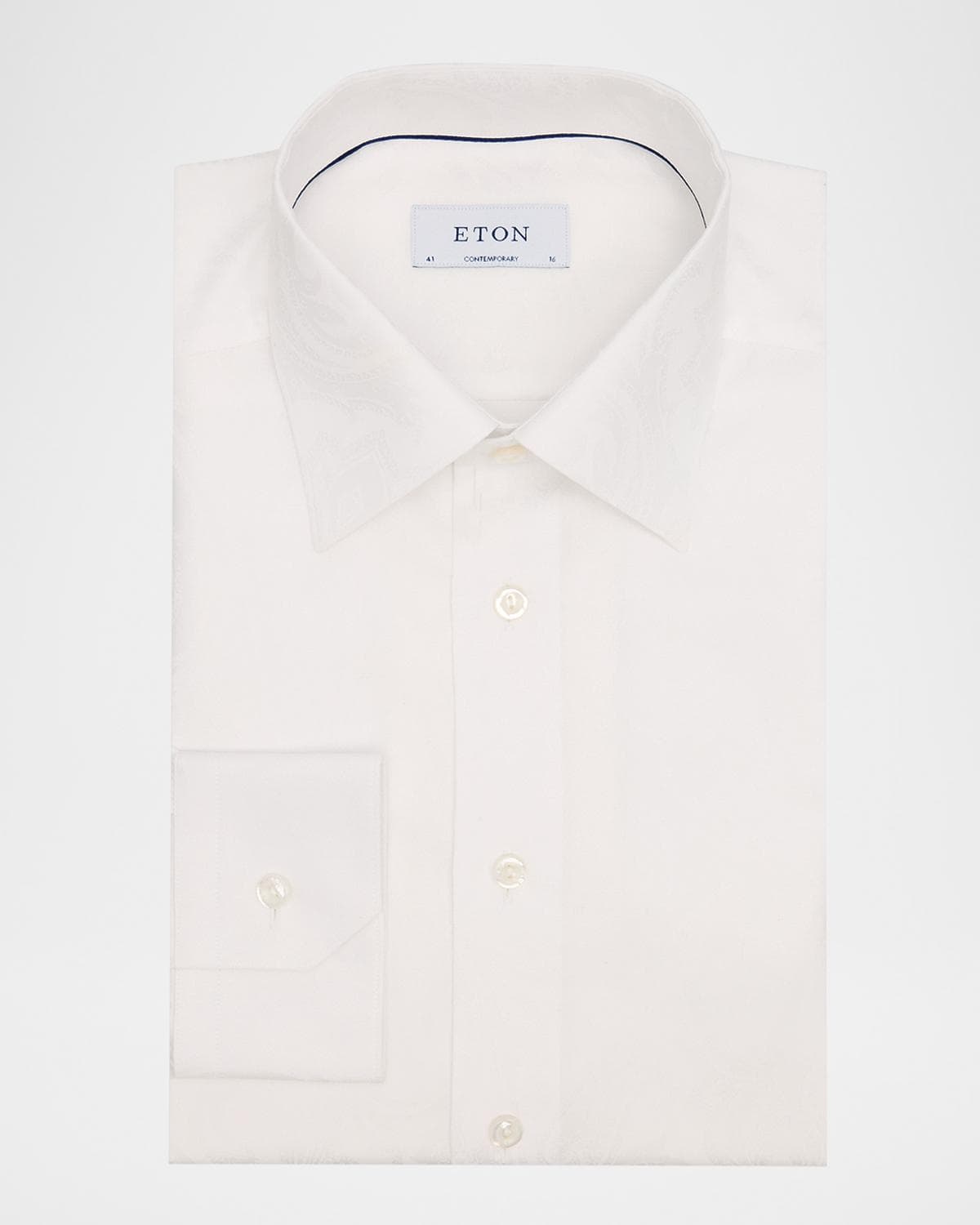 Eton Men's Evening Floral Jacquard Contemporary-Fit Dress Shirt · 17