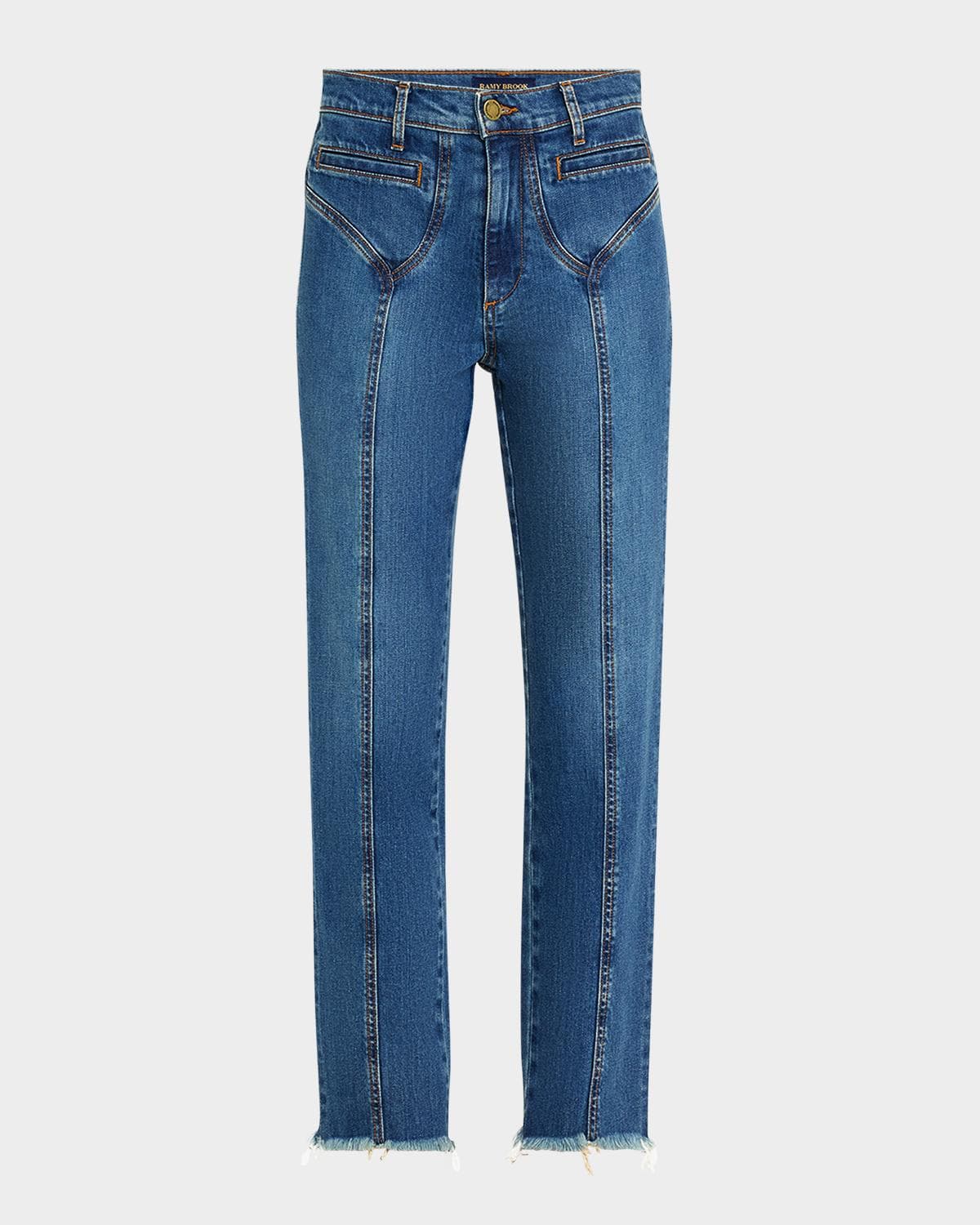 Ramy Brook Zayne Straight-Leg Jeans