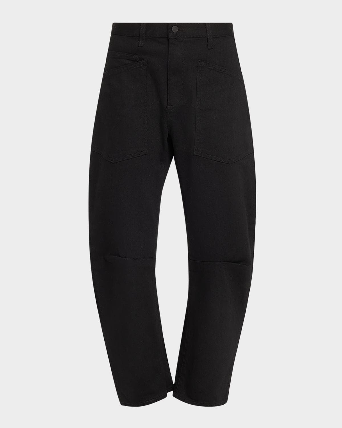 Nili Lotan Shon Curved Denim Pants