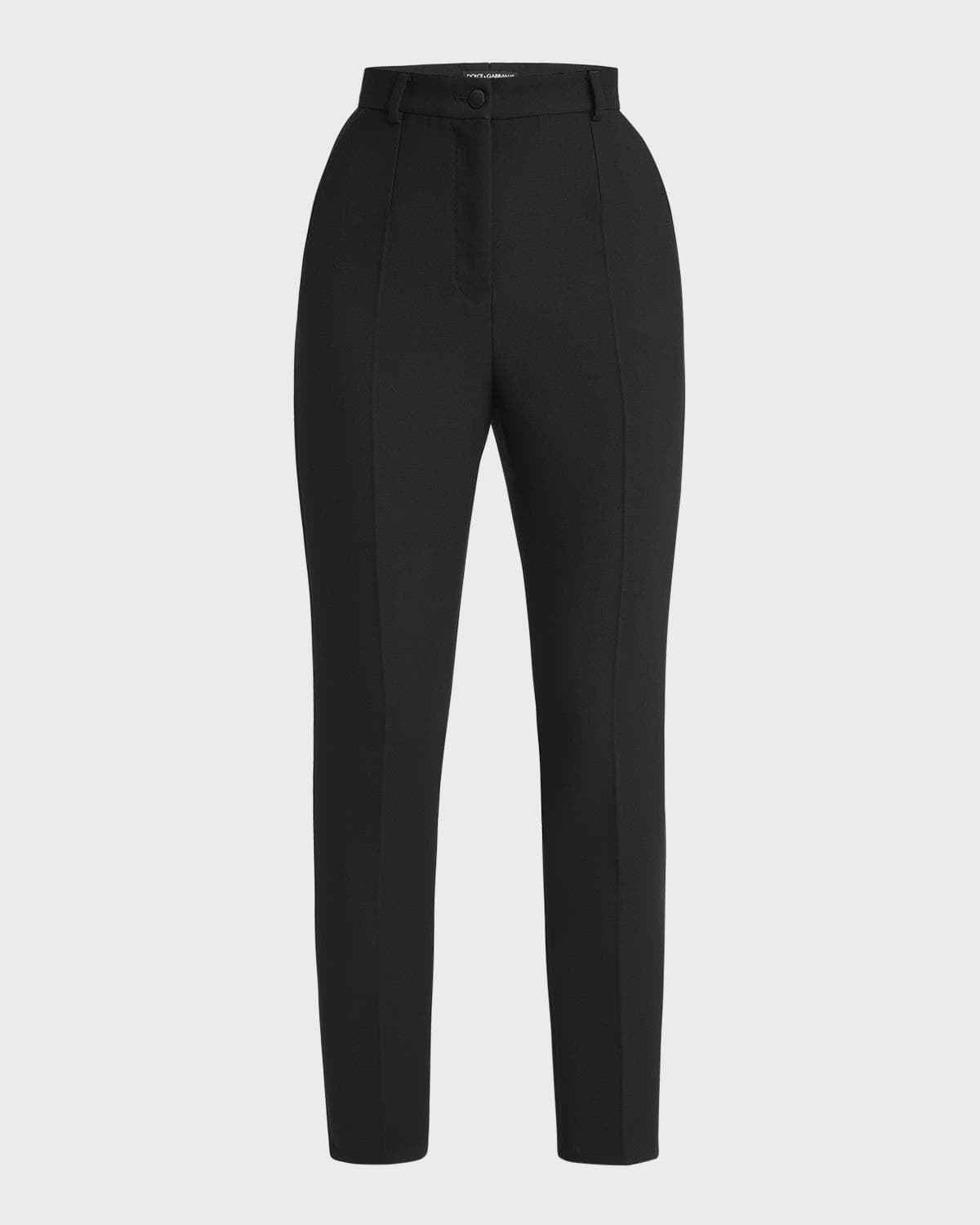 Dolce & Gabbana Straight-Leg Ankle Tuxedo Pants