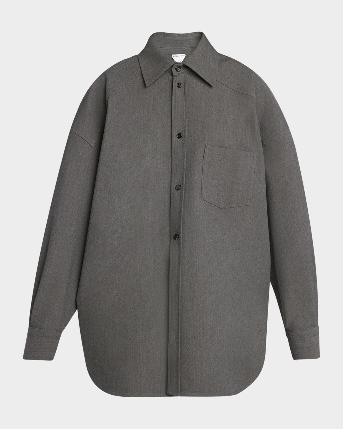 Bottega Veneta Wool-Blend Buttoned Shirt