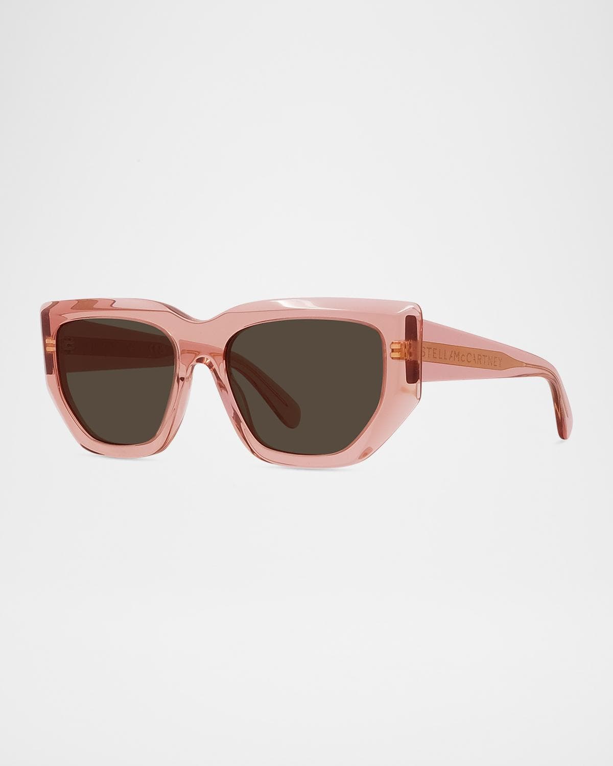 Stella McCartney Logo Plastic Cat-Eye Sunglasses