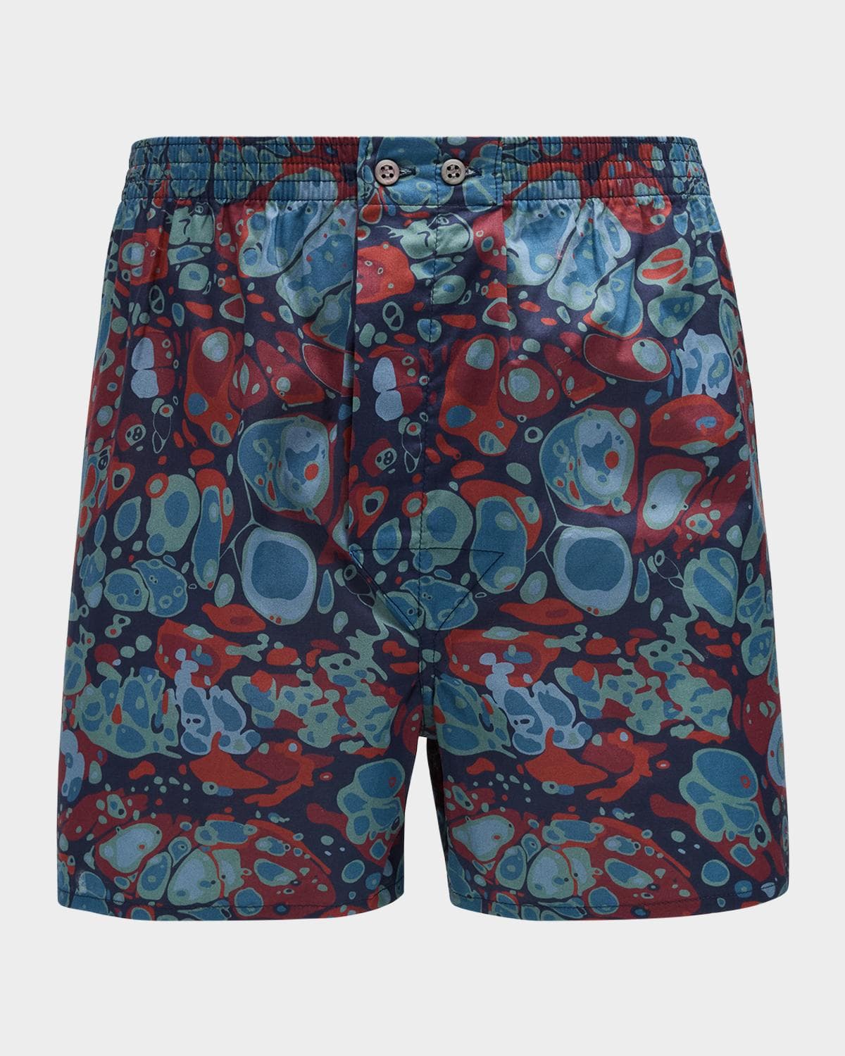 Derek Rose Men's Ledbury Abstract-Print Boxer Shorts