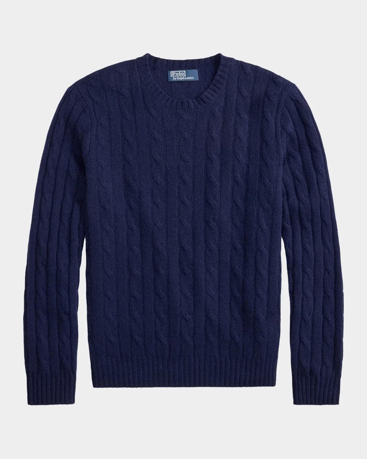 Polo Ralph Lauren Men's The Iconic Cable-Knit Cashmere Sweater