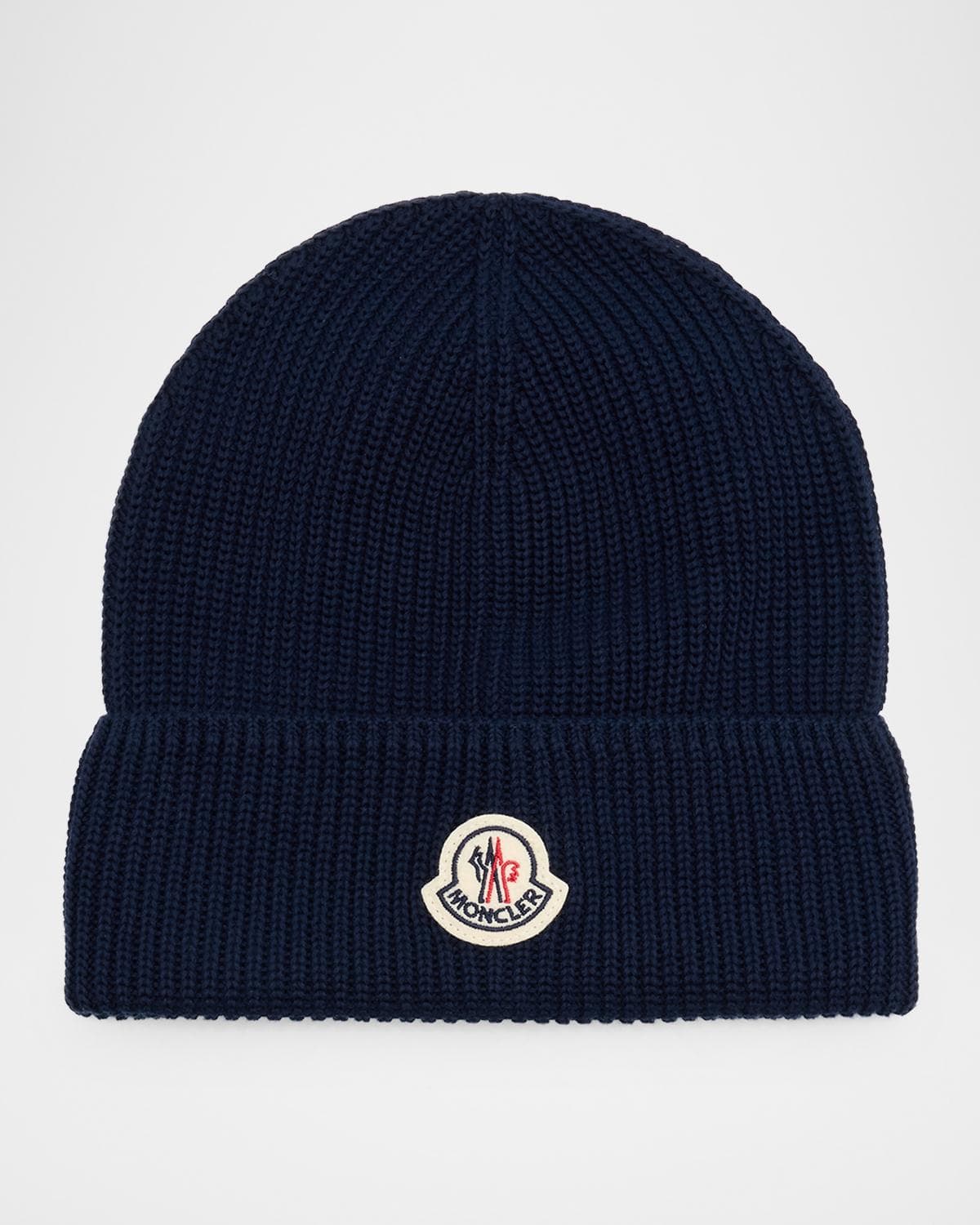 Moncler Men's Ribbed Cotton Beanie