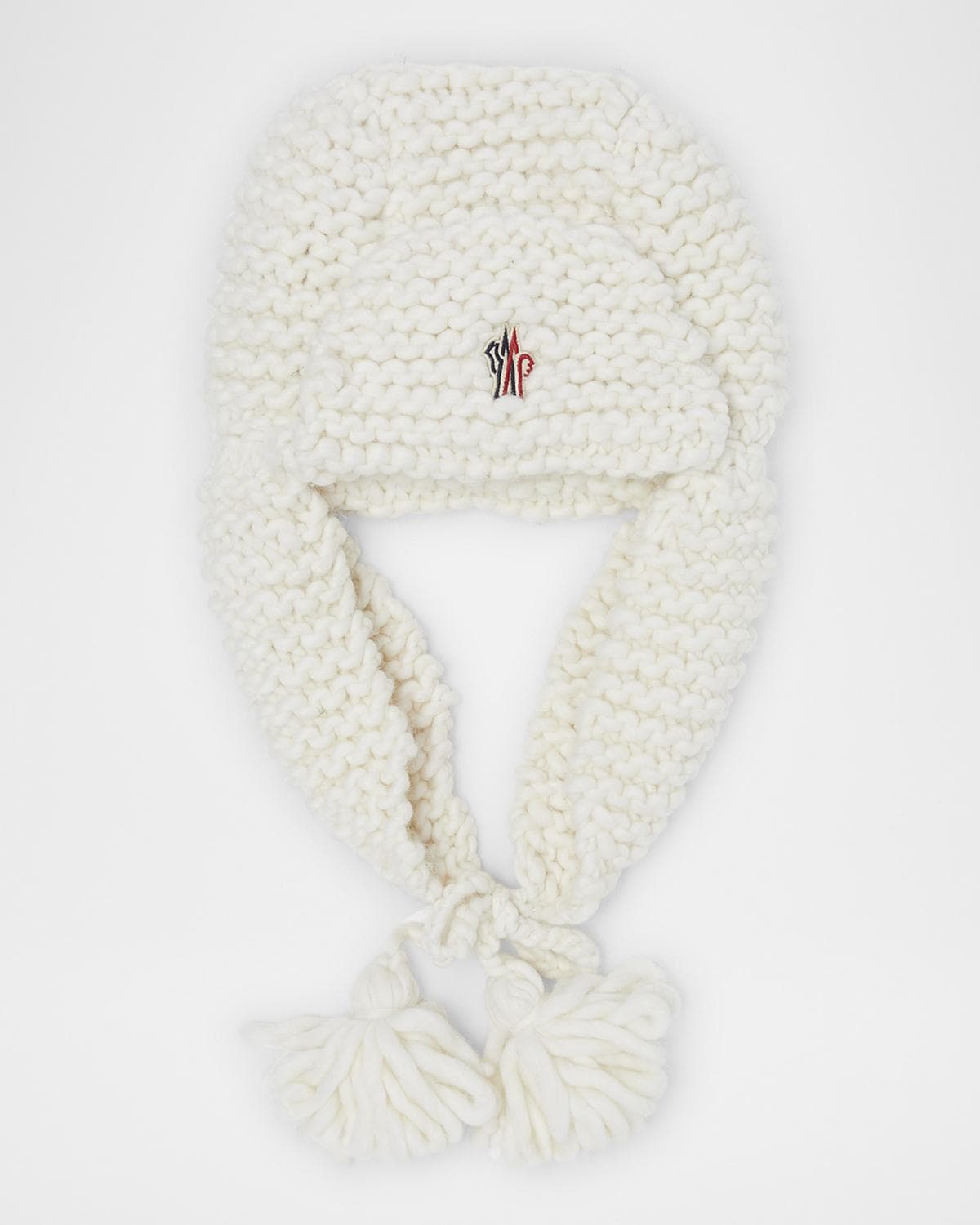 Moncler Grenoble Wool Logo Aviator Cap