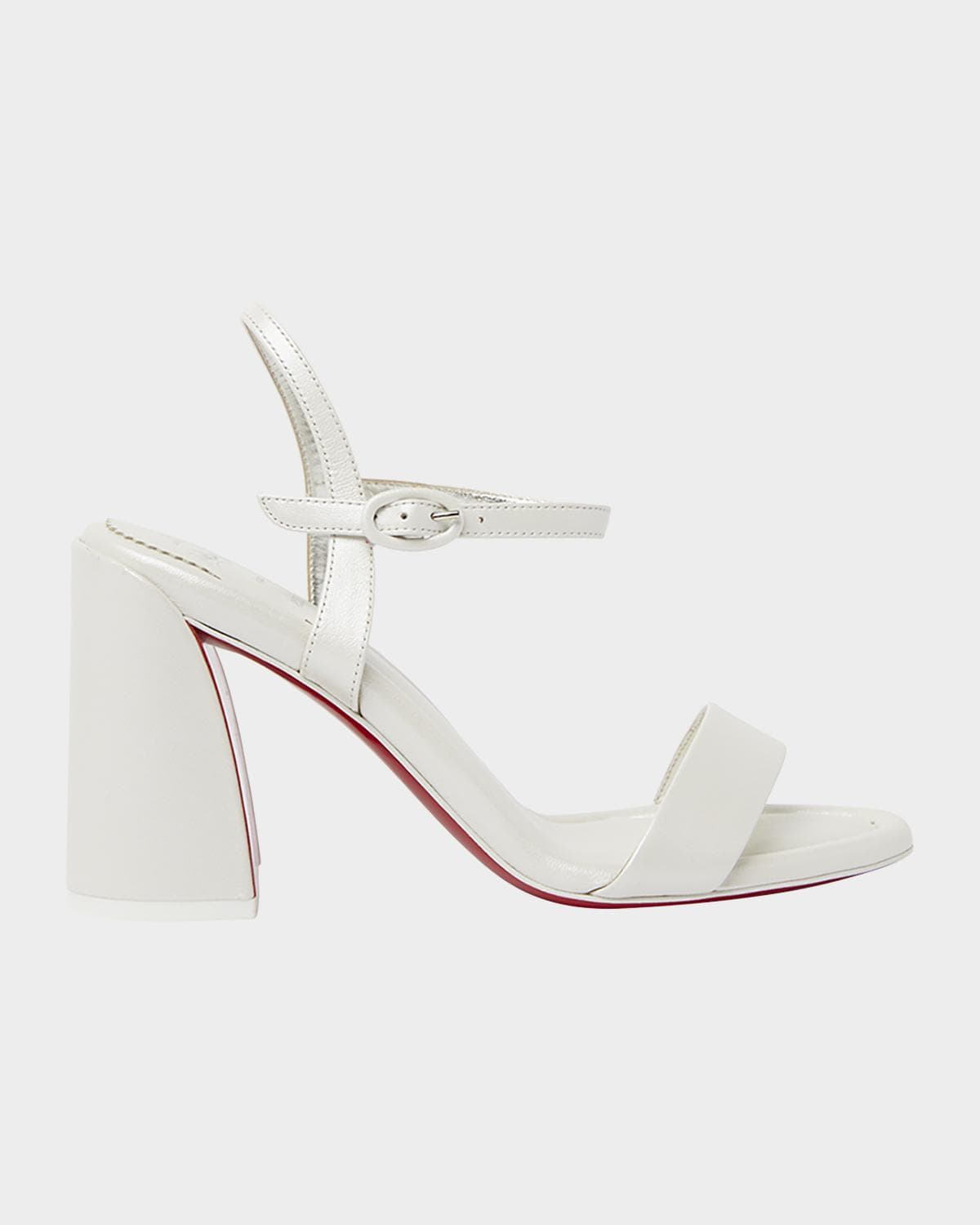 Christian Louboutin 85mm Miss Jane Ankle-Strap Sandals