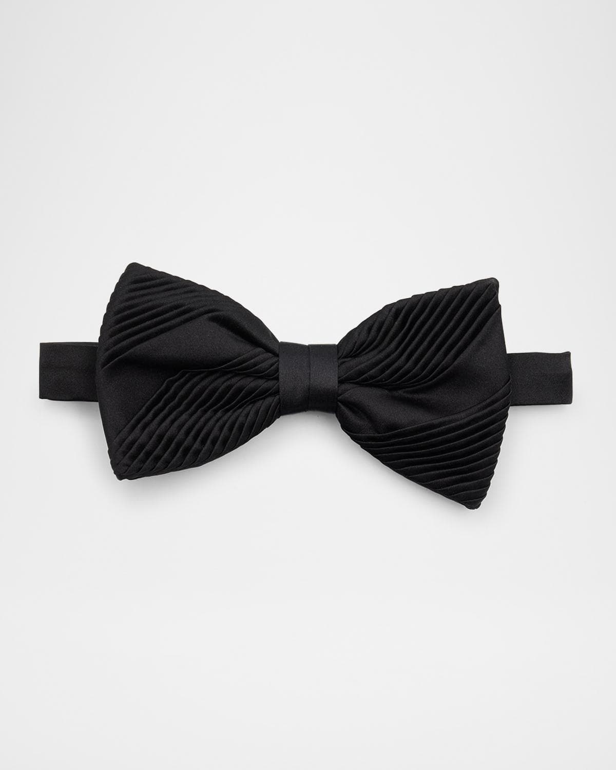 Stefano Ricci Men's Pleated Silk Pre-Tied Bow Tie