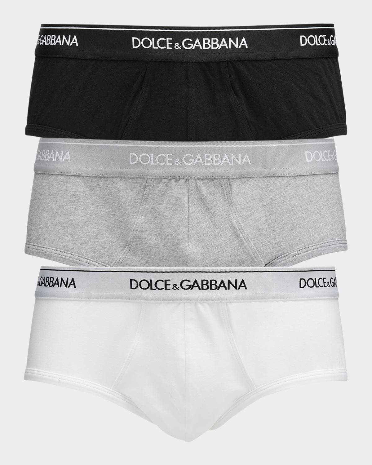 Dolce & Gabbana Men's Brando Jersey Stretch 3-Pack Briefs