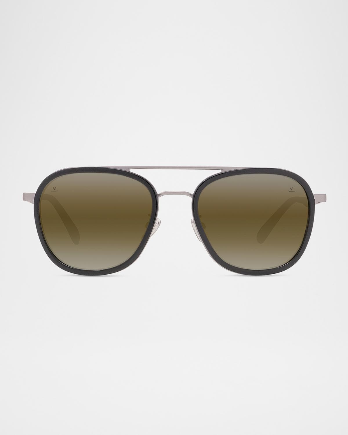 Vuarnet Men's Edge 04 Stainless Steel Rectangle Sunglasses