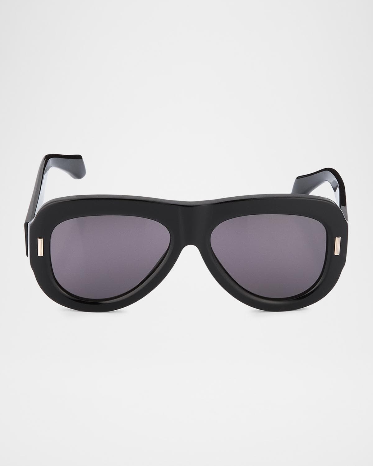 FERRAGAMO 57mm Rivets Aviator Sunglasses
