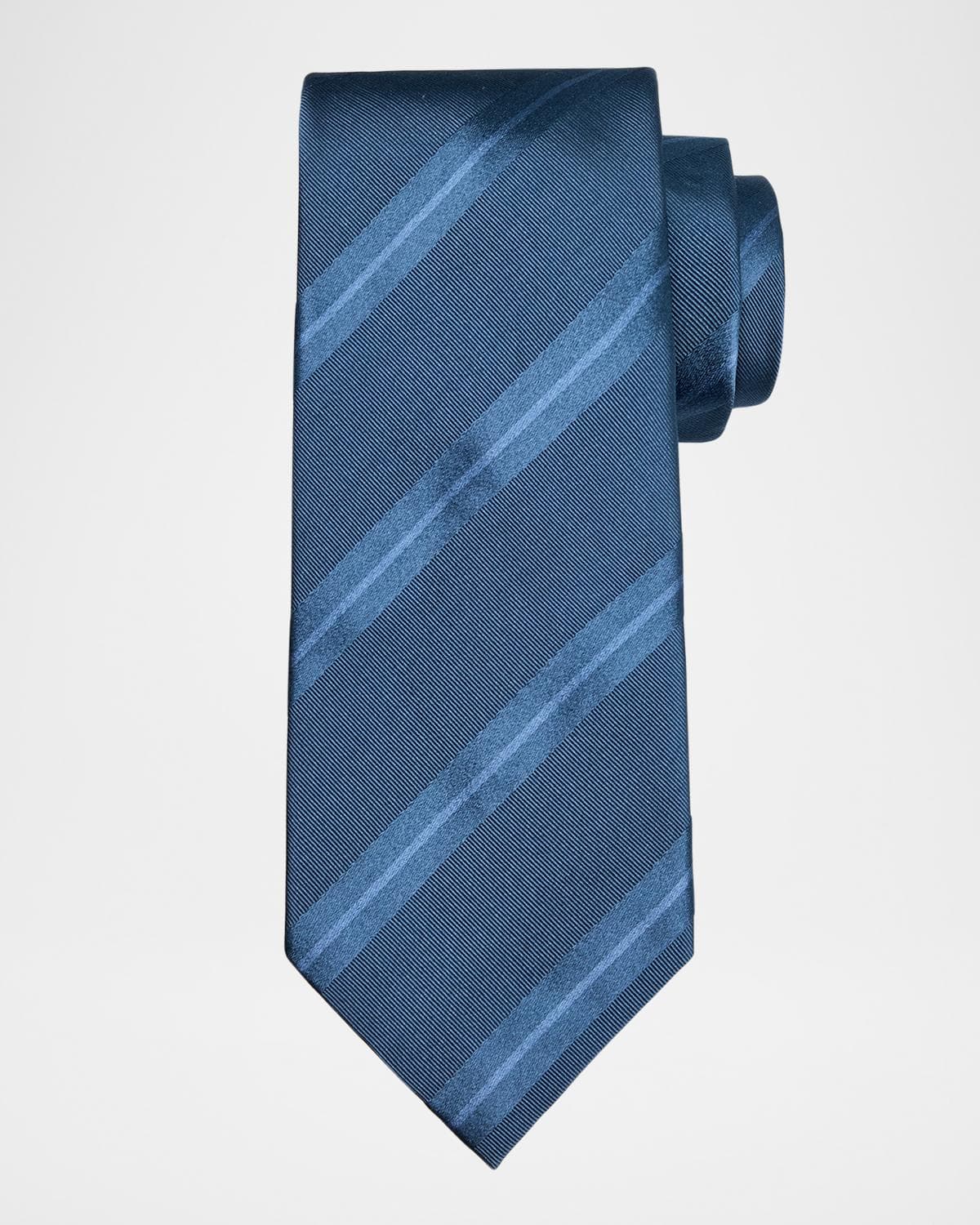 TOM FORD Men's Tonal Stripe Silk Tie