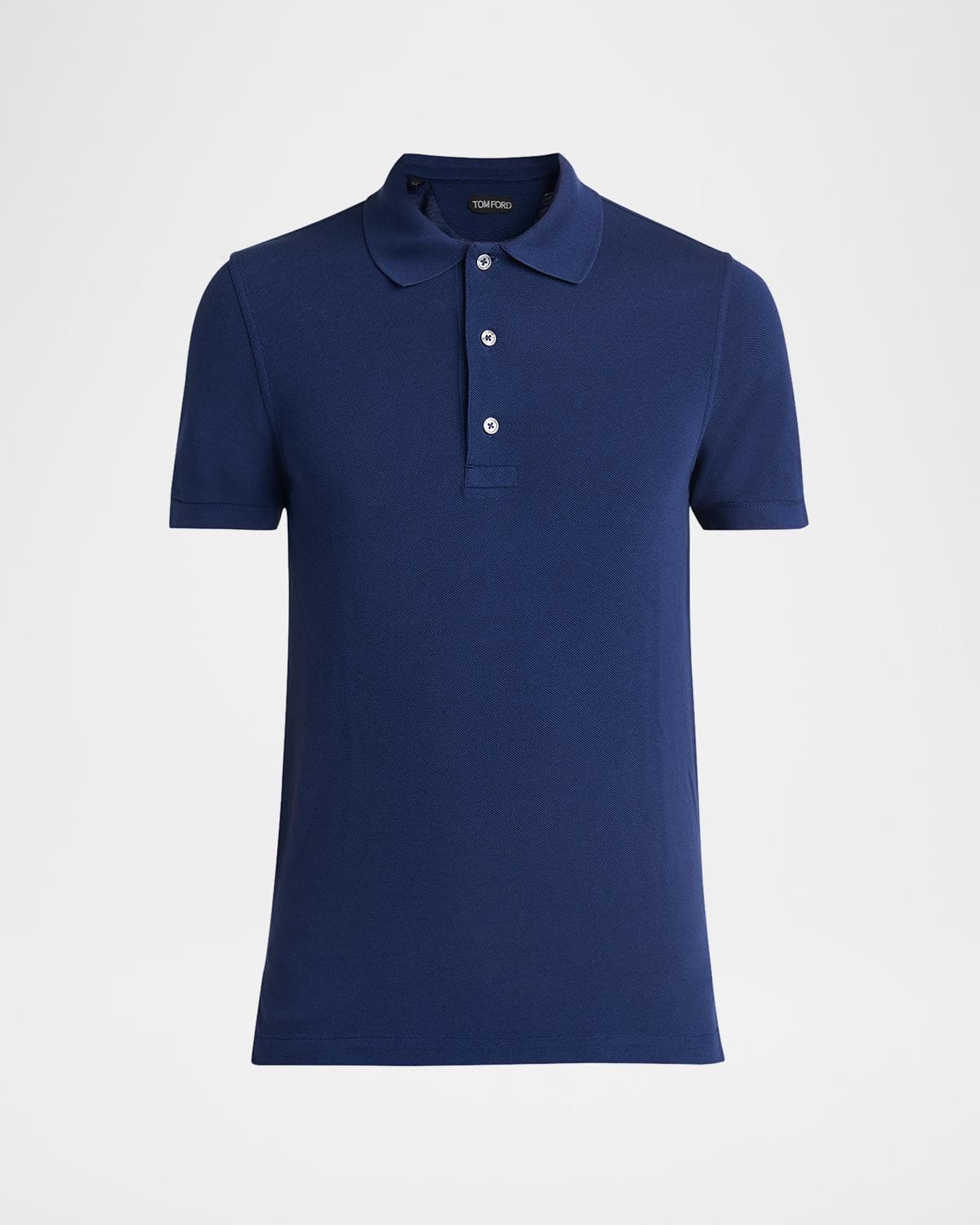 TOM FORD Men's Lyocell Pique Polo Shirt
