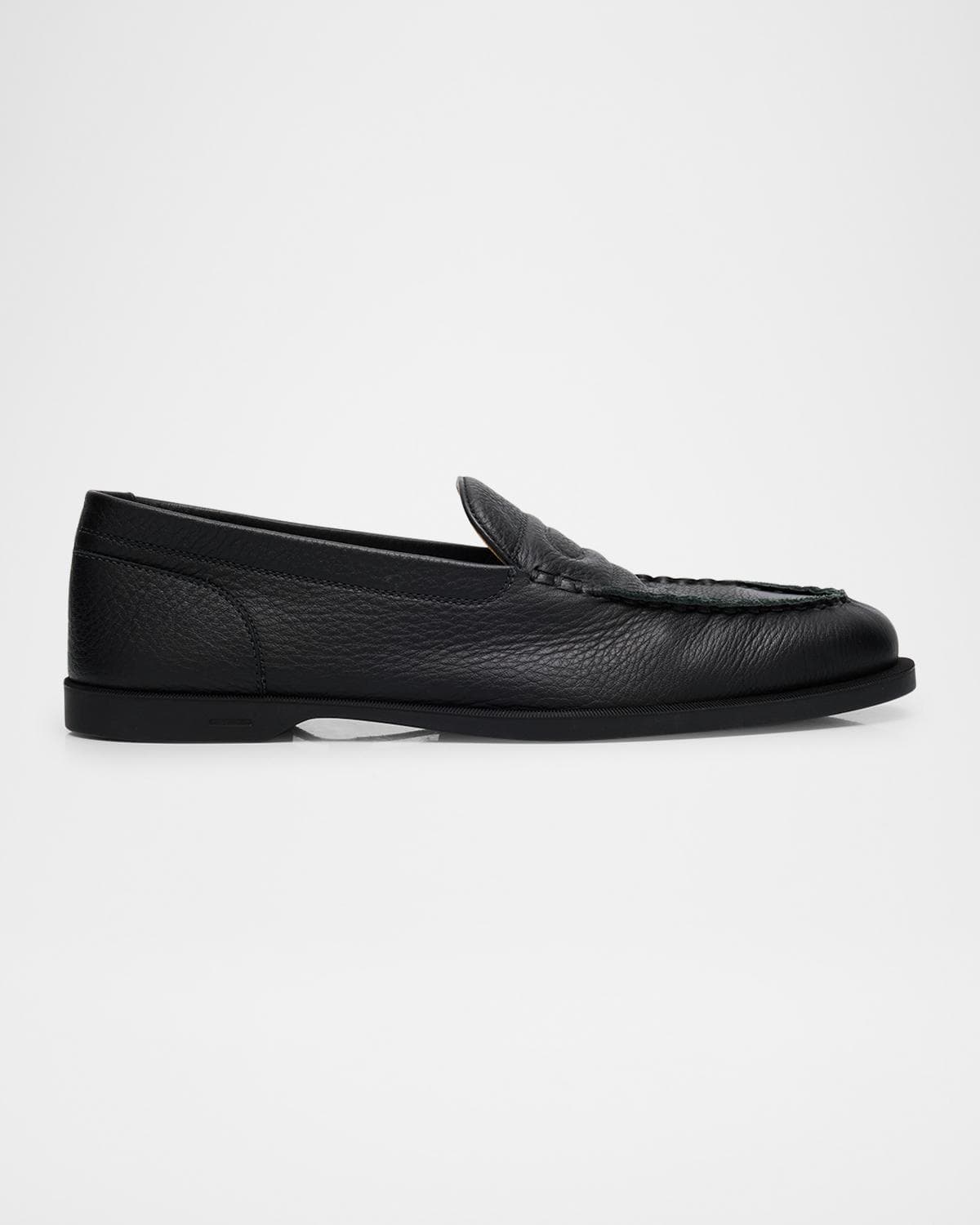 John Lobb Men's Pace Suede Penny Loafers