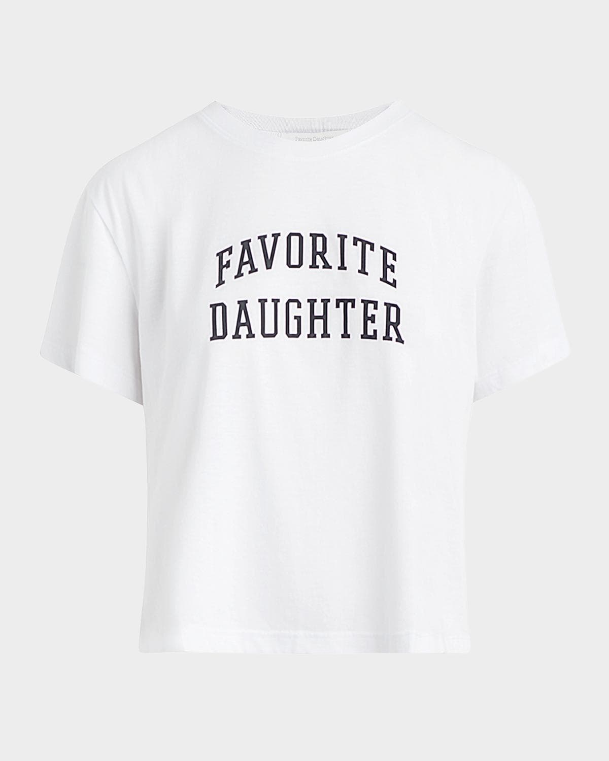 Favorite Daughter Cropped Collegiate T-Shirt