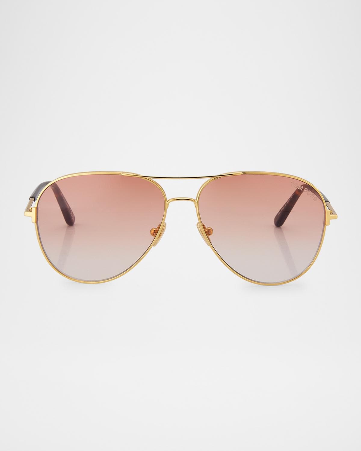 TOM FORD Clark Metal Aviator Sunglasses
