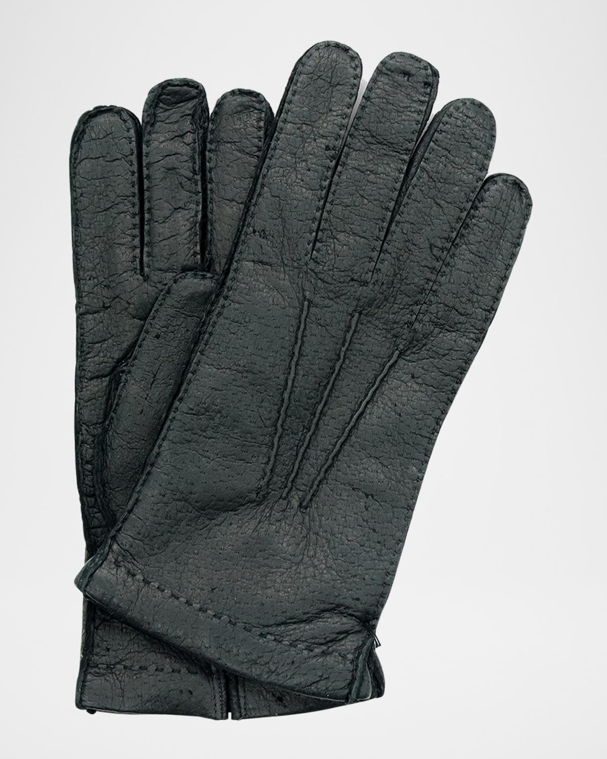 Portolano Men's Peccary Leather Gloves · 9.5IN